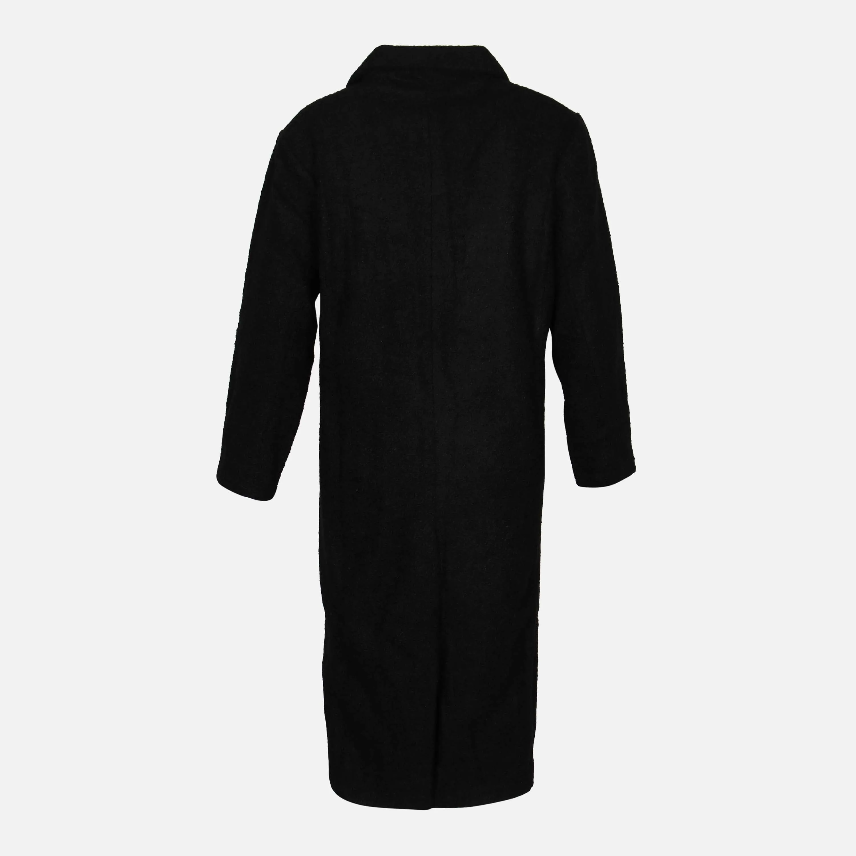 LADIES TEXTURED COTTON BLEND COAT