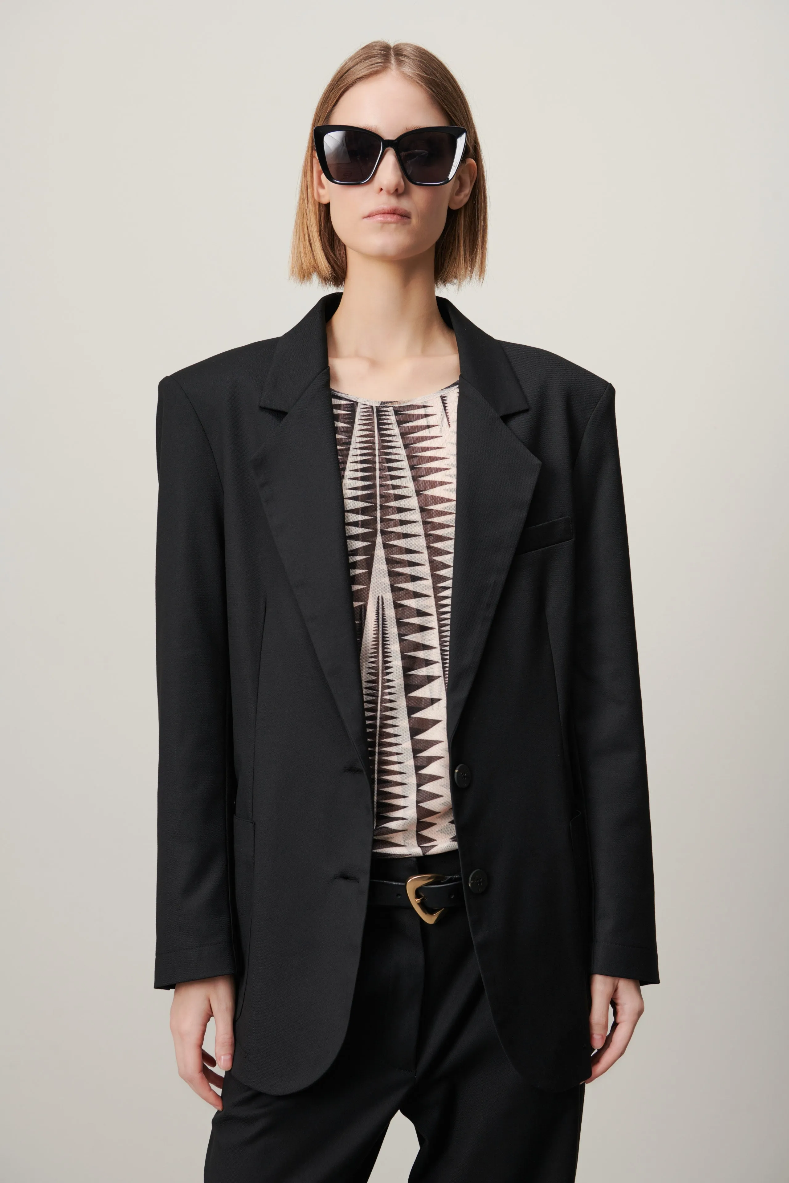 Lennard Oversize Blazer | Black