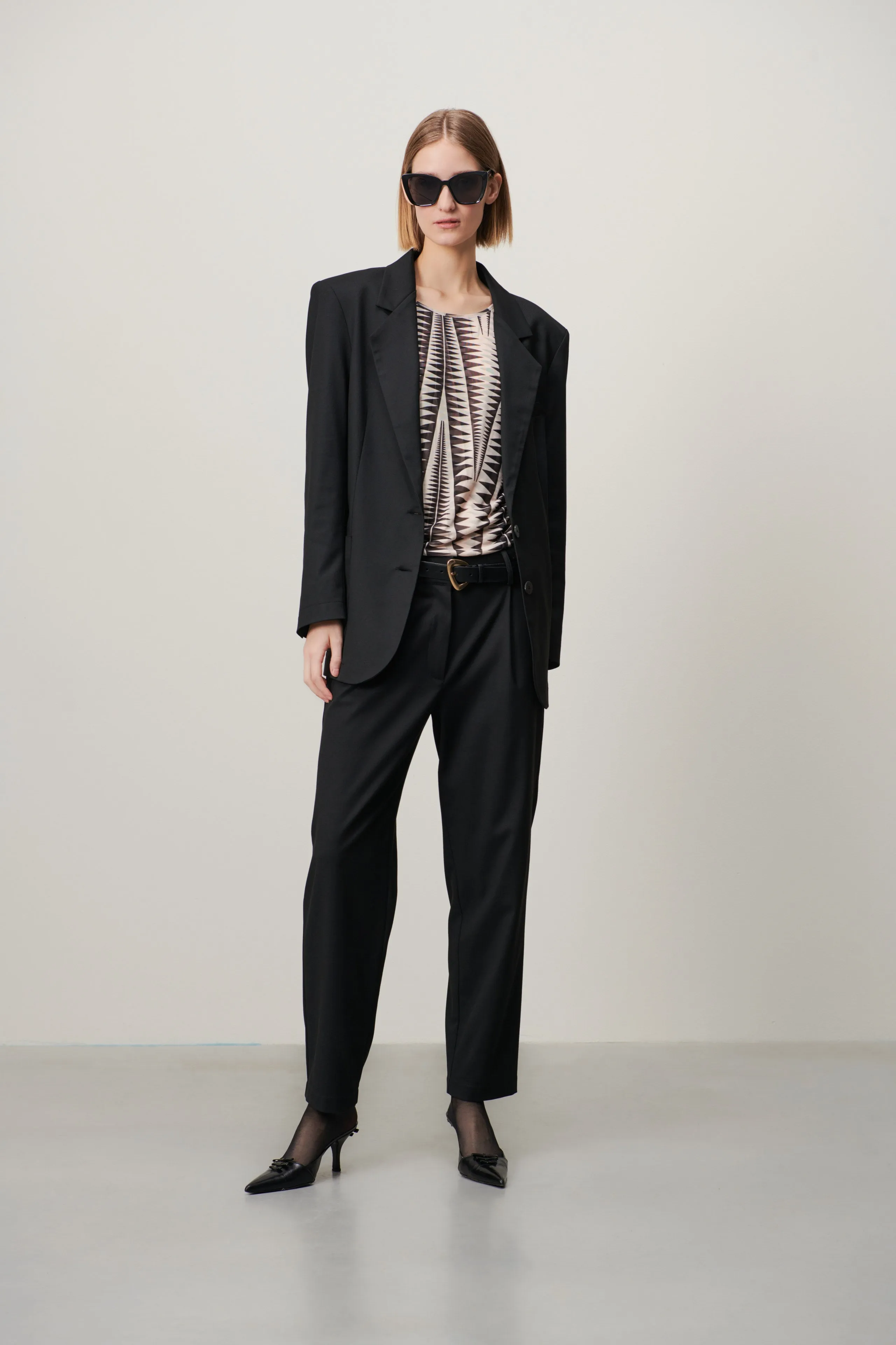 Lennard Oversize Blazer | Black