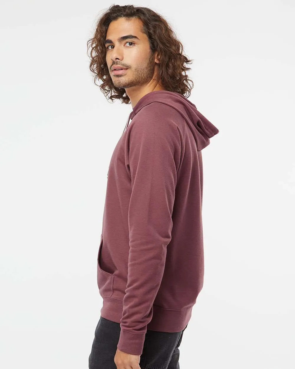 Lightweight Loopback Terry Hooded Sweatshirt