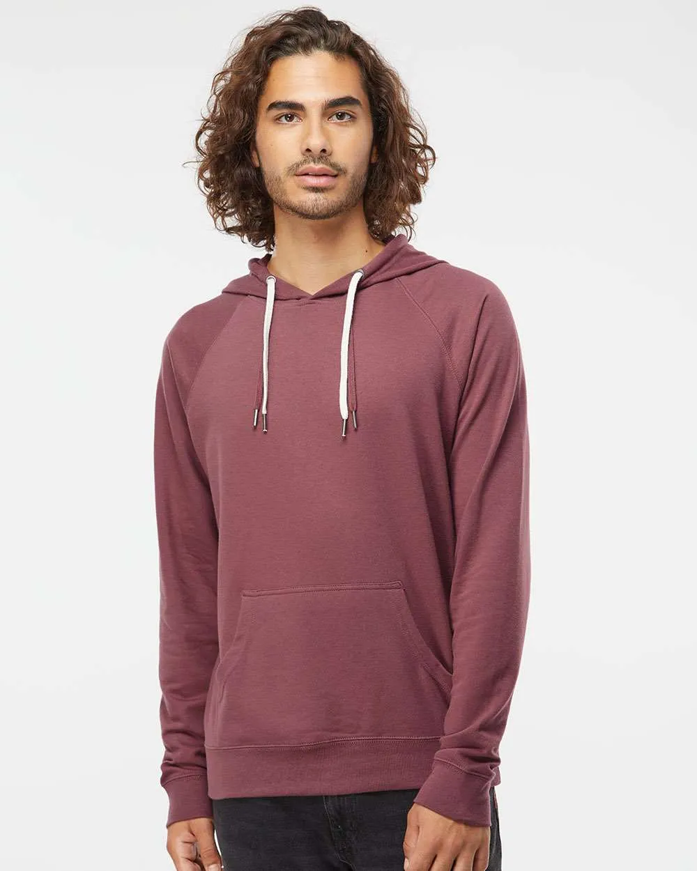 Lightweight Loopback Terry Hooded Sweatshirt