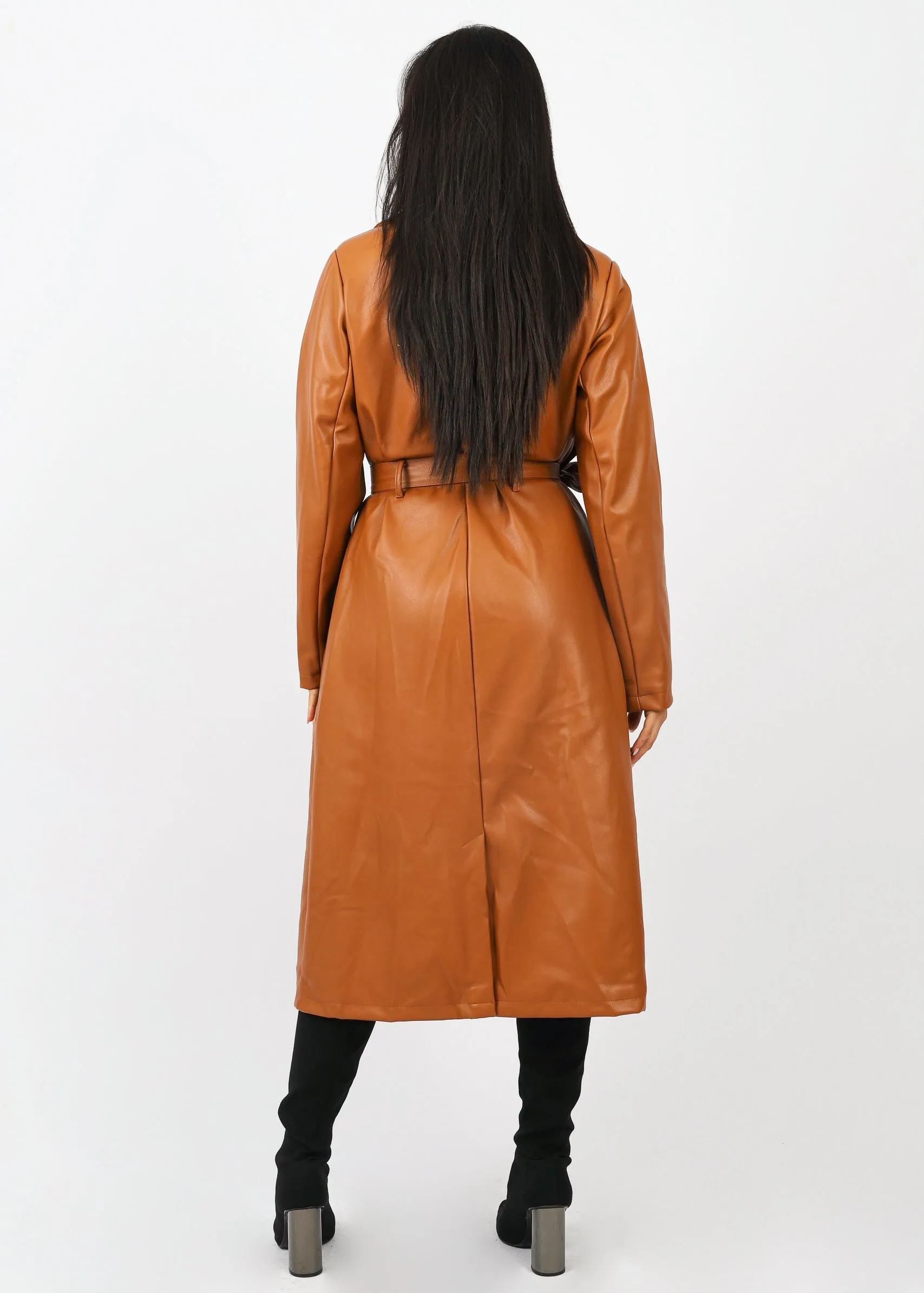 Lola Long Sleeve Coat With Belt