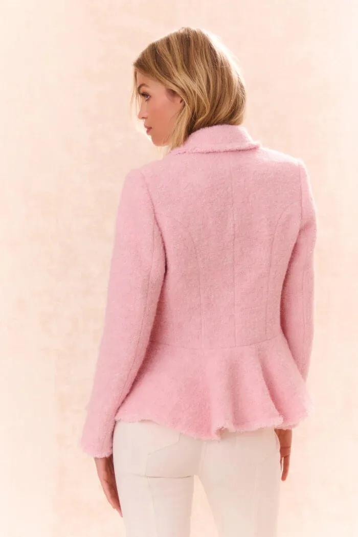 Love Shack Fancy - Morrow Jacket in Heavenly Pink