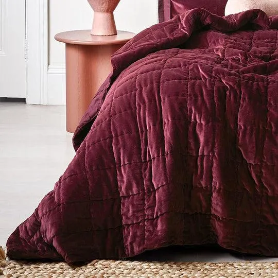 Luxury Velvet Bedspread