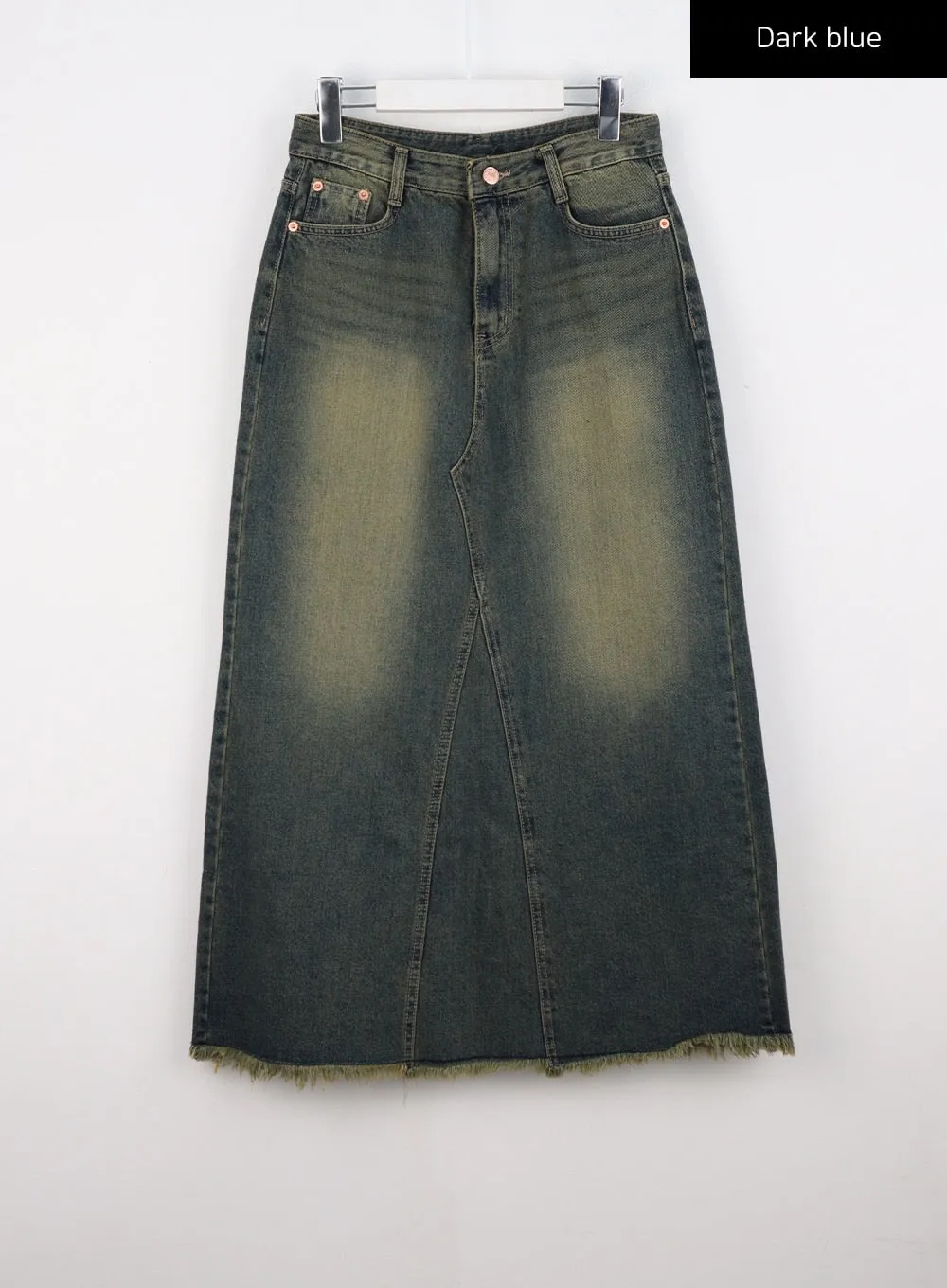 Maxi Wide Denim Skirt CS327