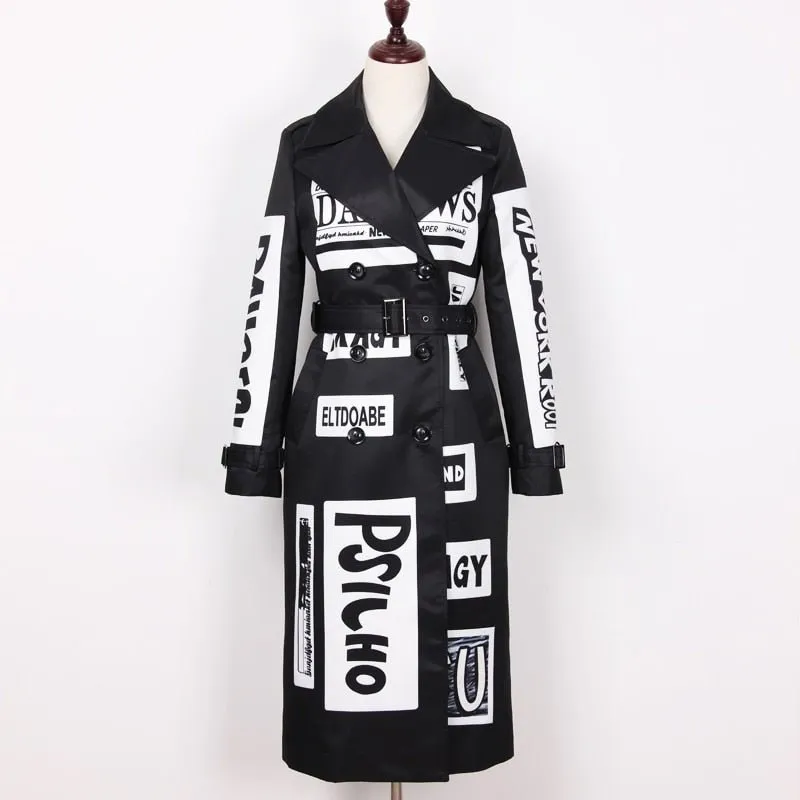 MEIDEPIN Marvelous Cotton Wool Blend Double Breasted Trench Coat