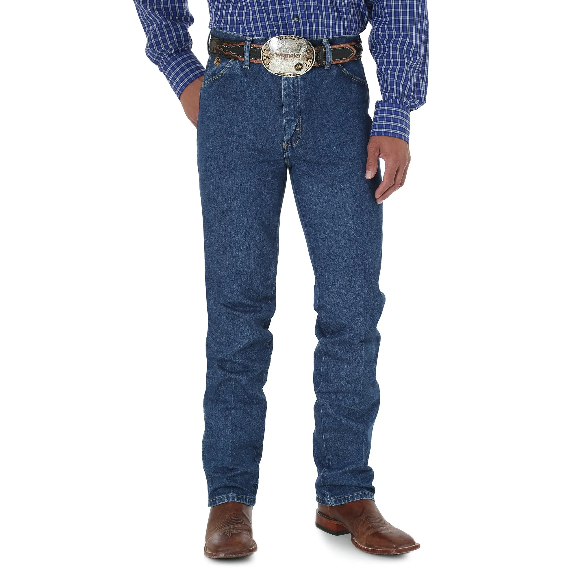 Men's George Strait Cowboy Cut Slim Fit Heavy Dark Stone Wash - 936GSHD