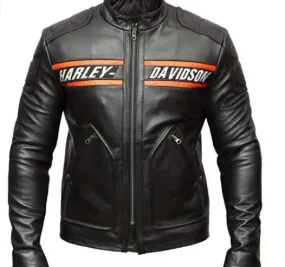 Men's Harley-Davidson Motorcycle Remake Leather Jackets 10 pcs