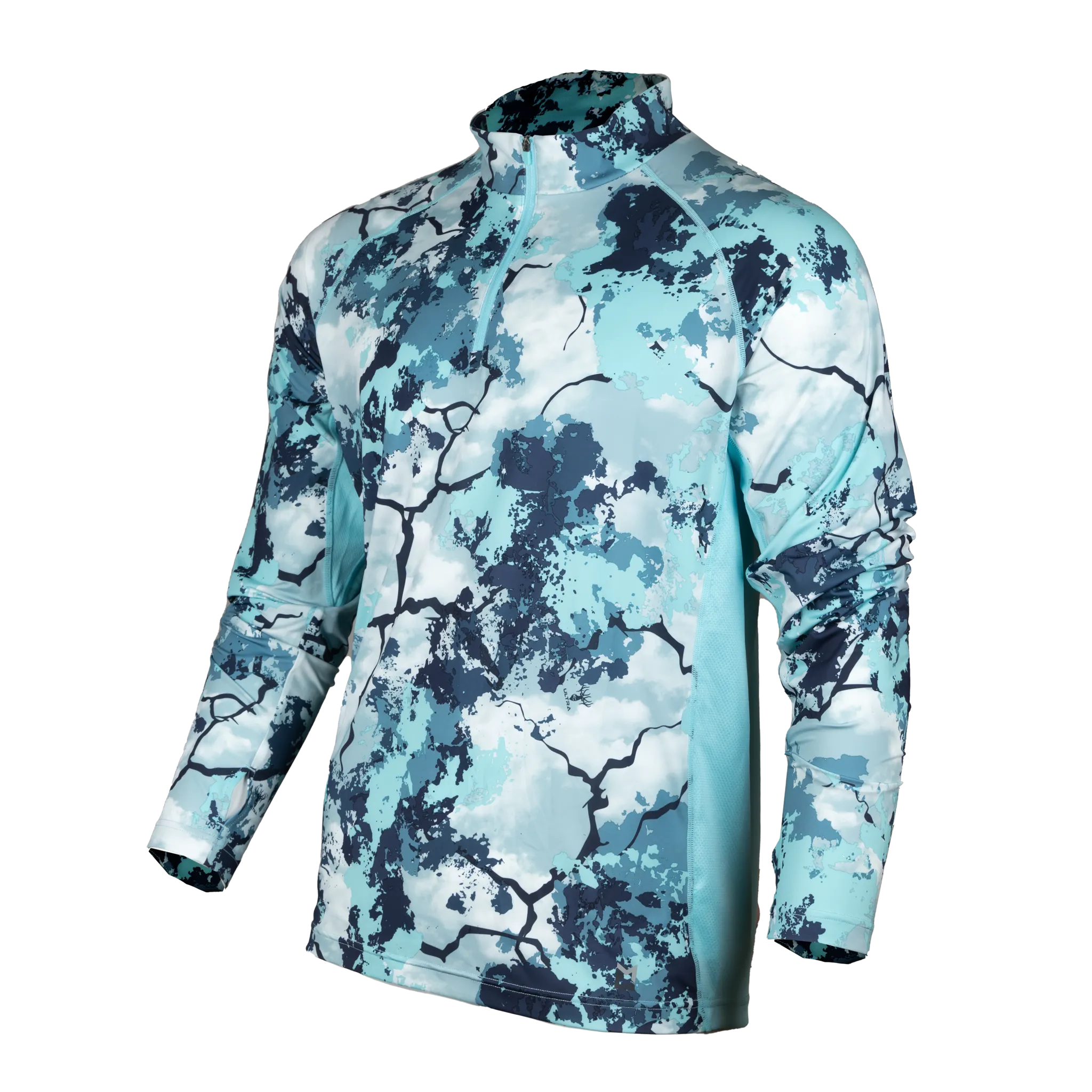 Men's King's Camo® 1/4 Zip LS Cooling Shirt