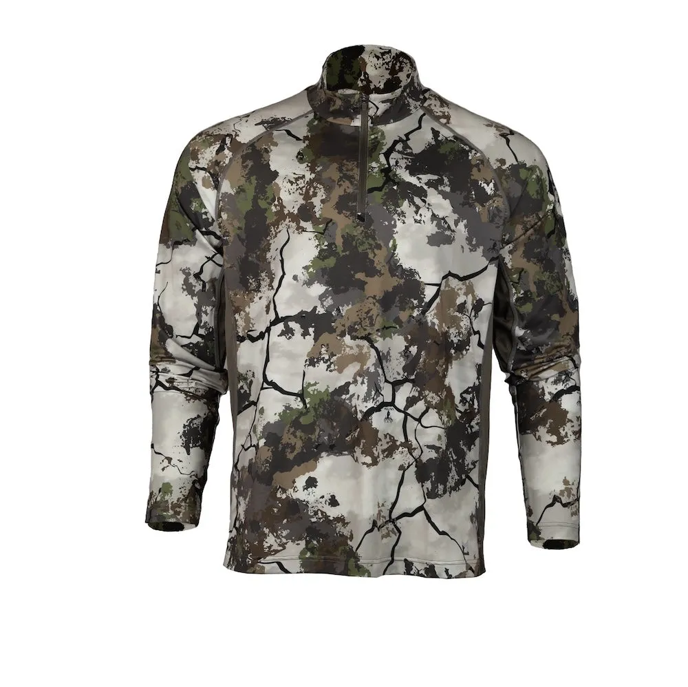 Men's King's Camo® 1/4 Zip LS Cooling Shirt