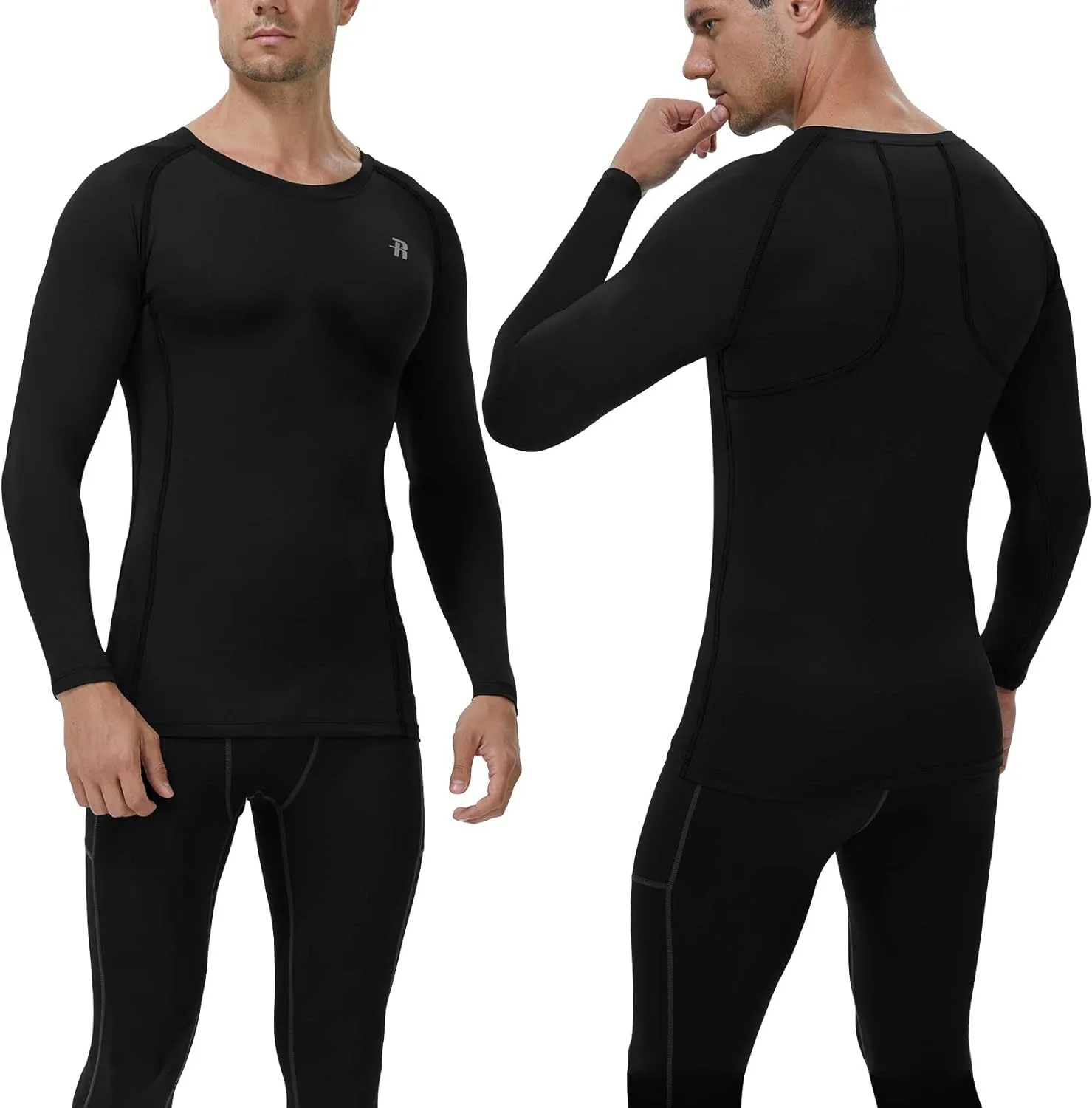 Men's Long Sleeve Cool Dry Athletic Compression shirts