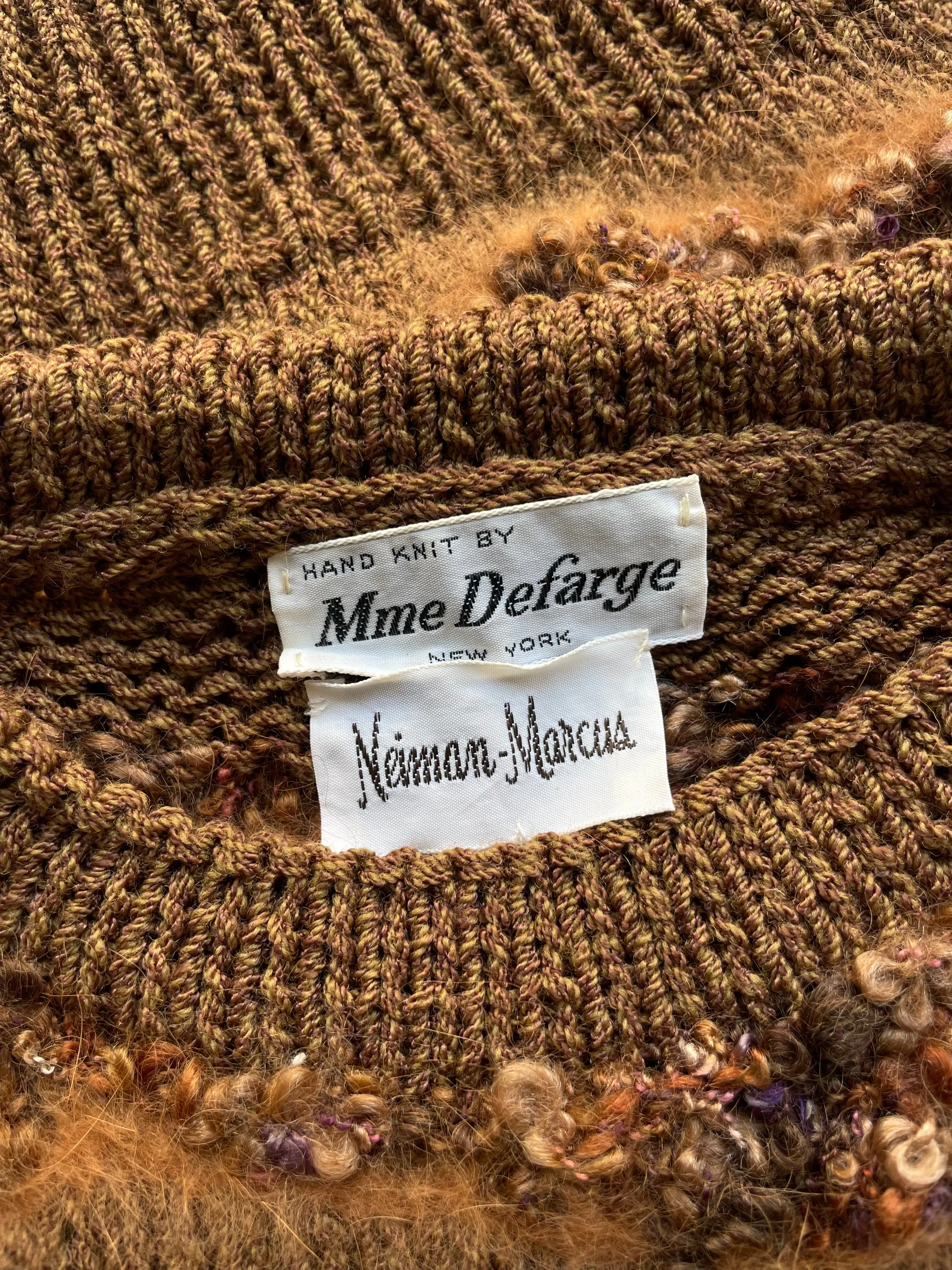 Mme DeFarge Boucle Sweater | 1970s