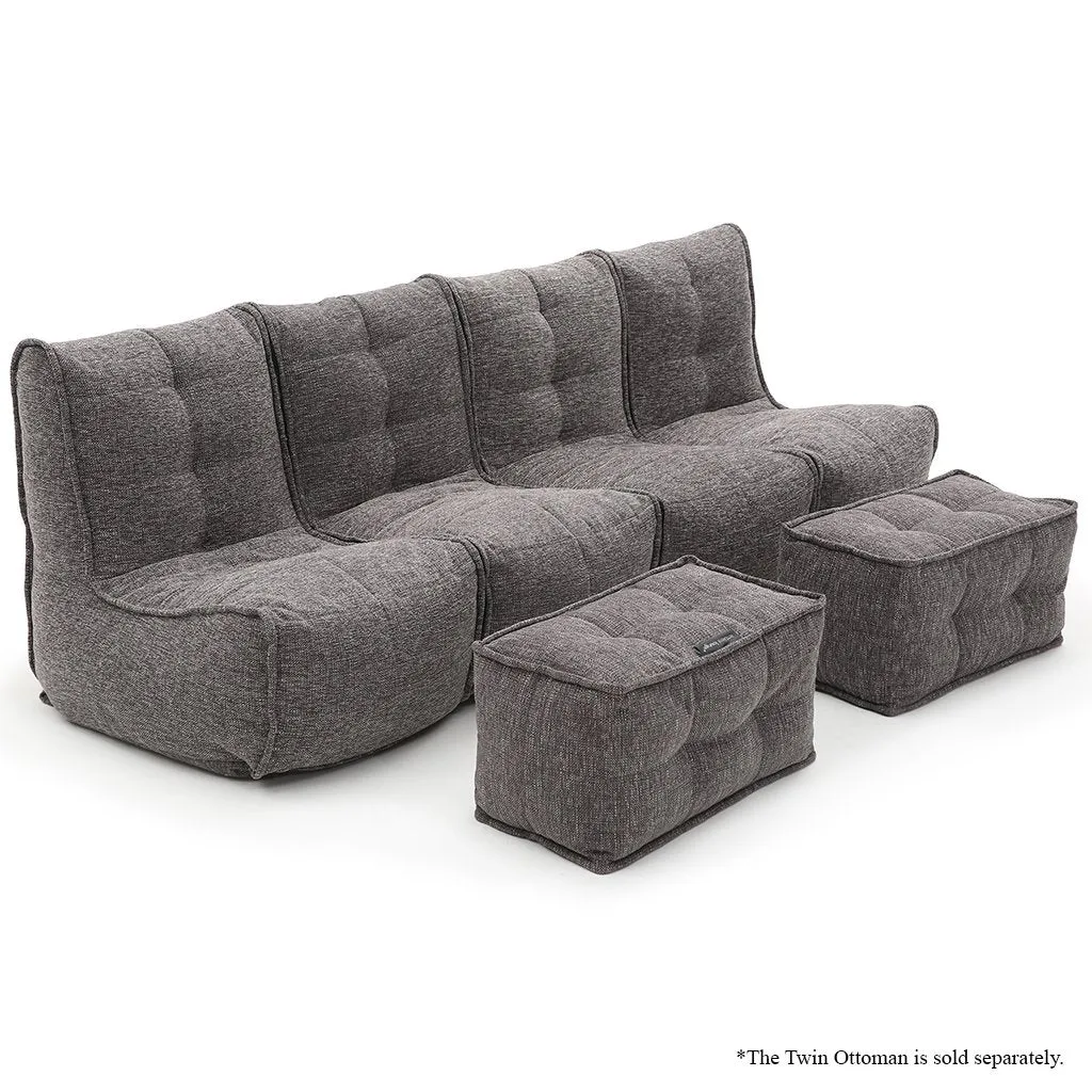 Mod 4 Quad Couch - Luscious Grey