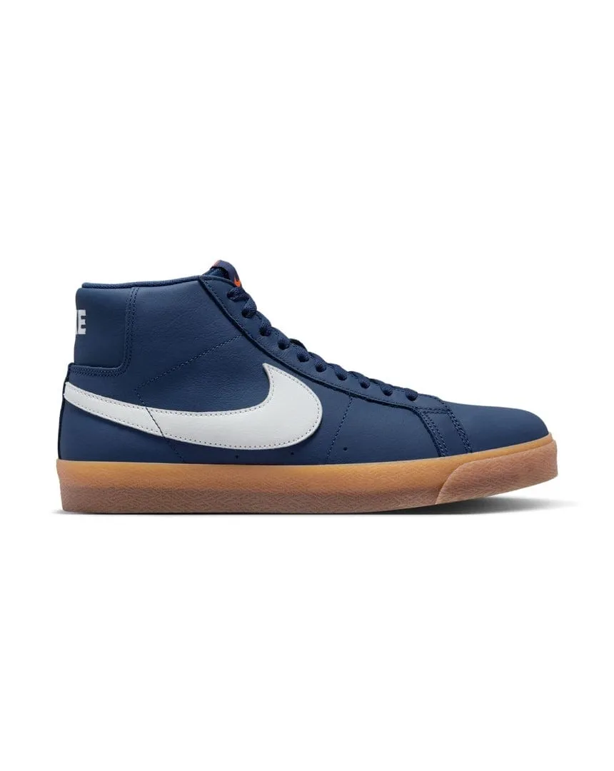 Nike SB Blazer Mid ISO - Navy / White / Gum