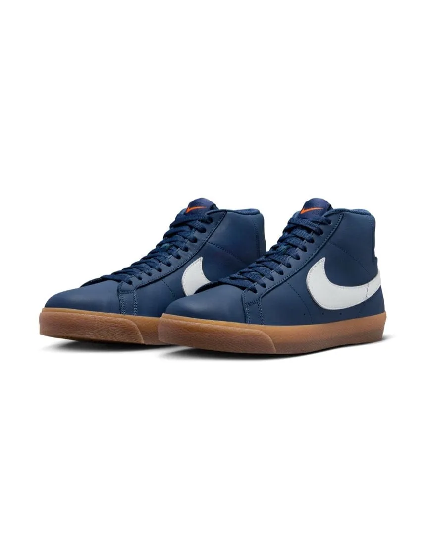 Nike SB Blazer Mid ISO - Navy / White / Gum