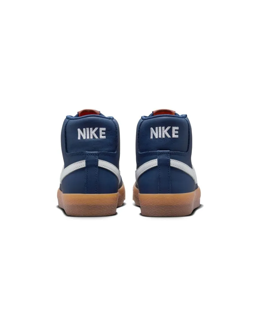 Nike SB Blazer Mid ISO - Navy / White / Gum