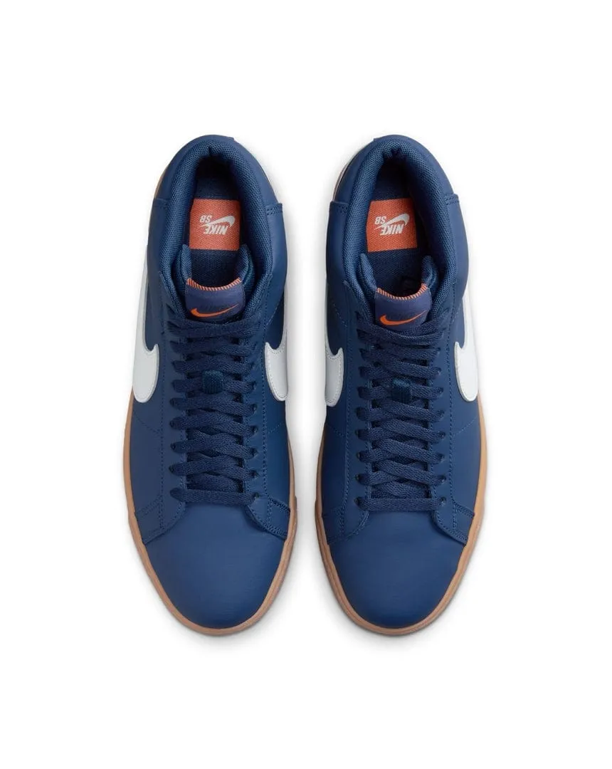 Nike SB Blazer Mid ISO - Navy / White / Gum