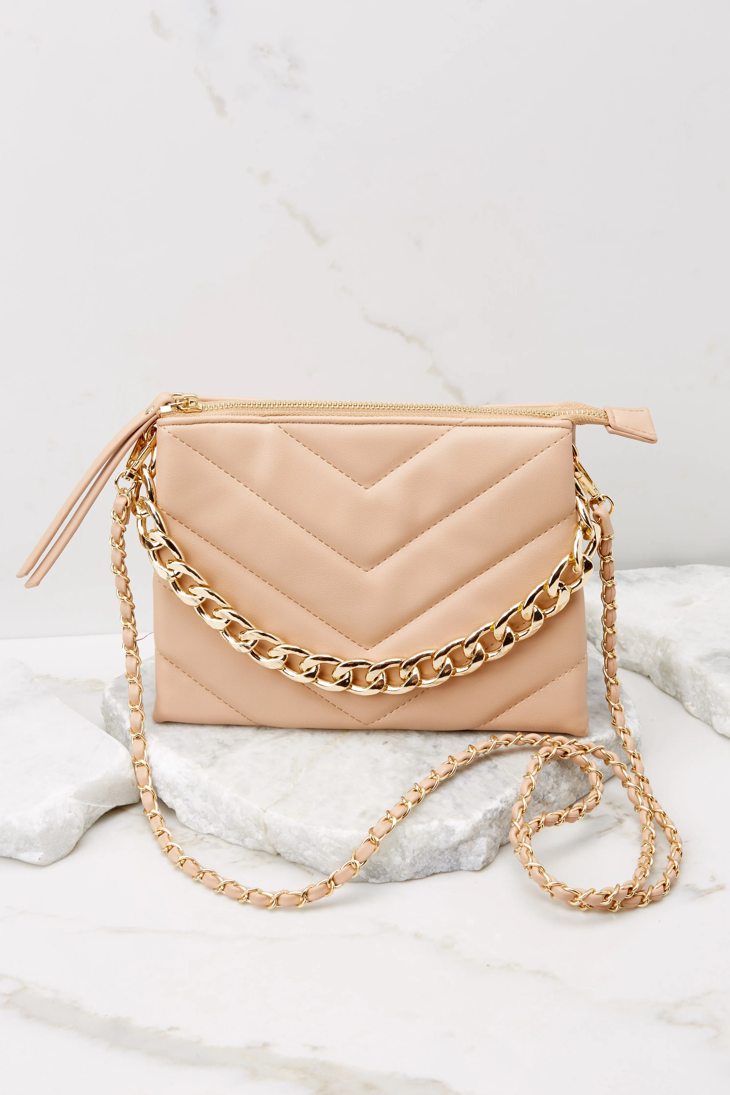 Off The Chain Beige Bag