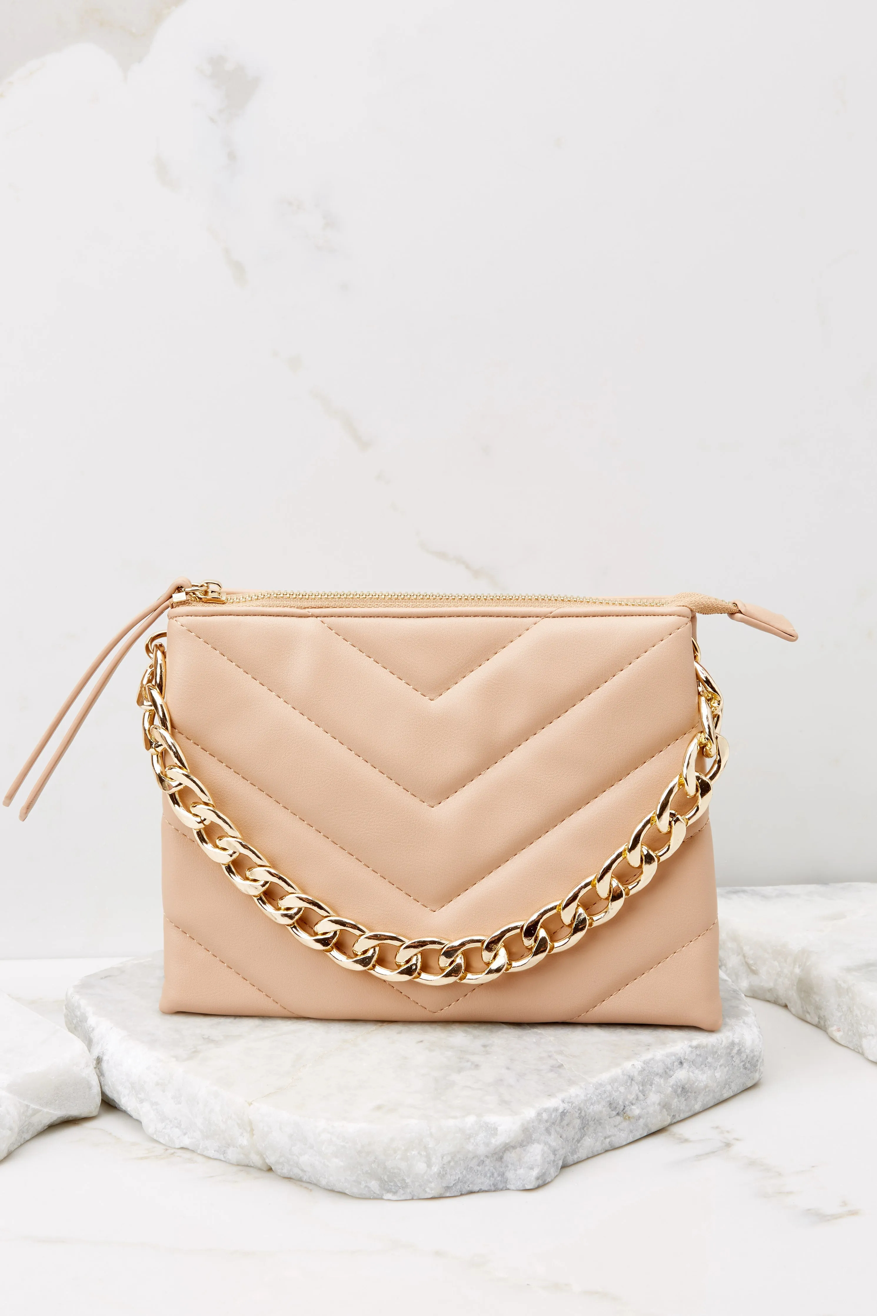 Off The Chain Beige Bag