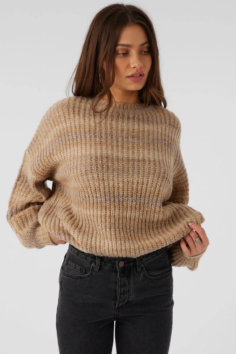 O'Neill Bayou Sweater-Tobacco Brown