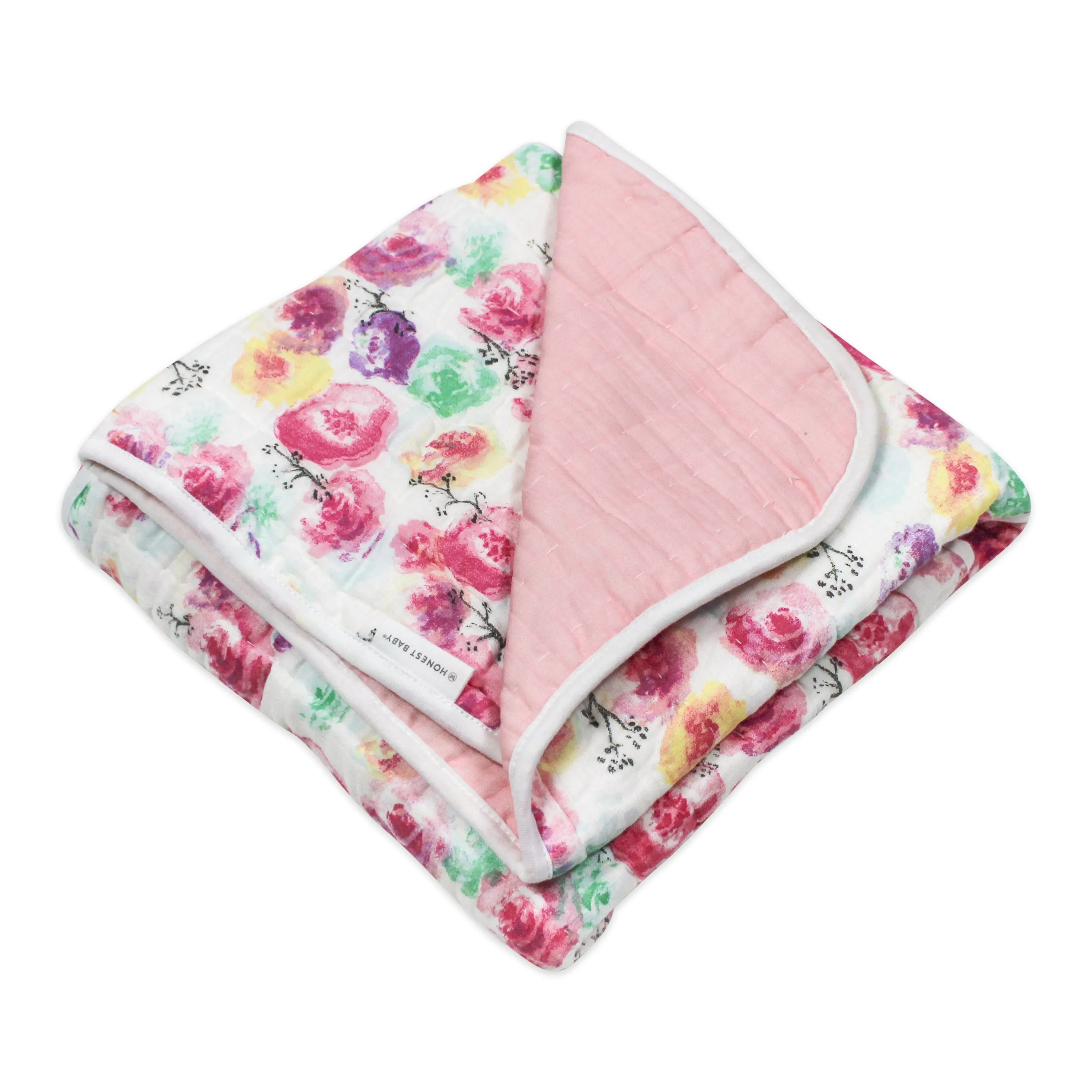 Organic Cotton Hand-Quilted Blanket