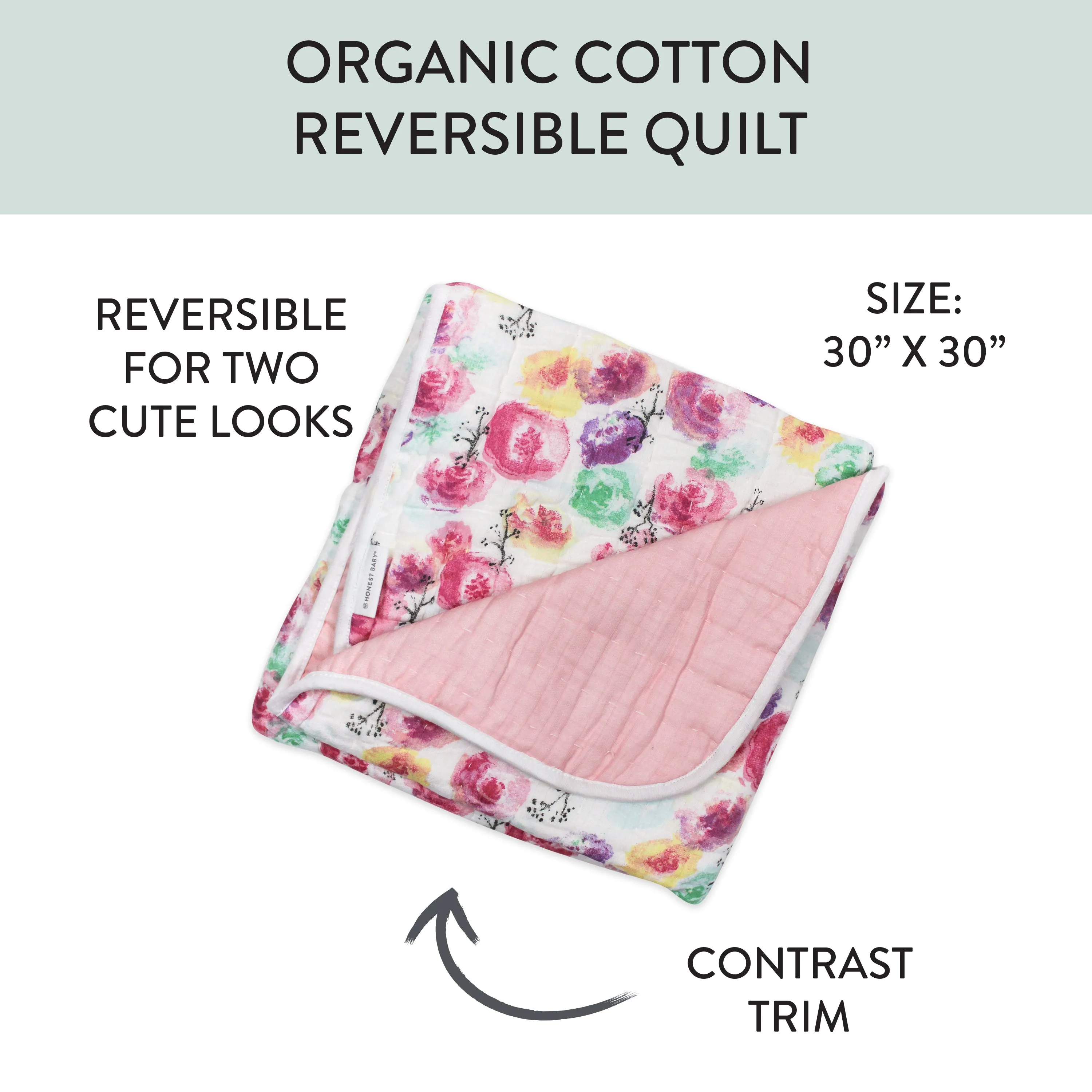 Organic Cotton Hand-Quilted Blanket