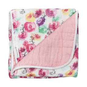 Organic Cotton Hand-Quilted Blanket