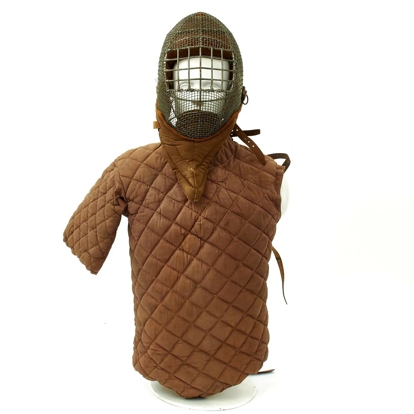 Original U.S. WWI Army Model 1916 Infantry Saber Fencing Uniform - Mask - Vest - Gauntlets