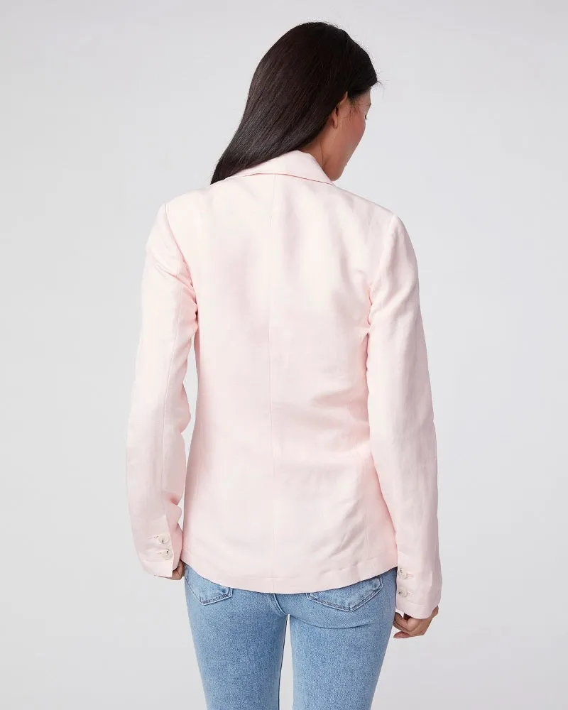 Paige Premium Denim - Dawson Blazer in Pearl Pink