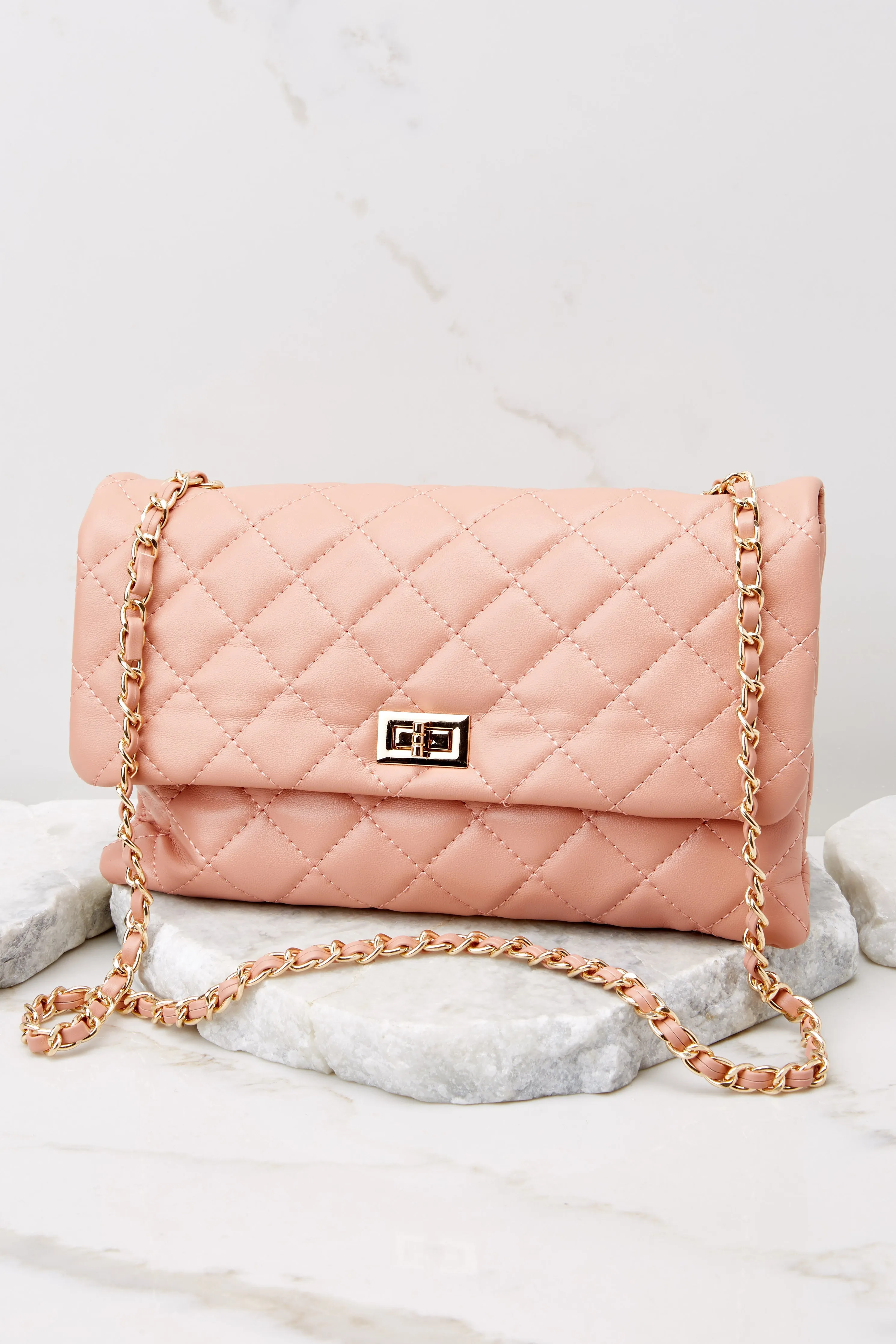 Perfect Match Mauve Blush Clutch