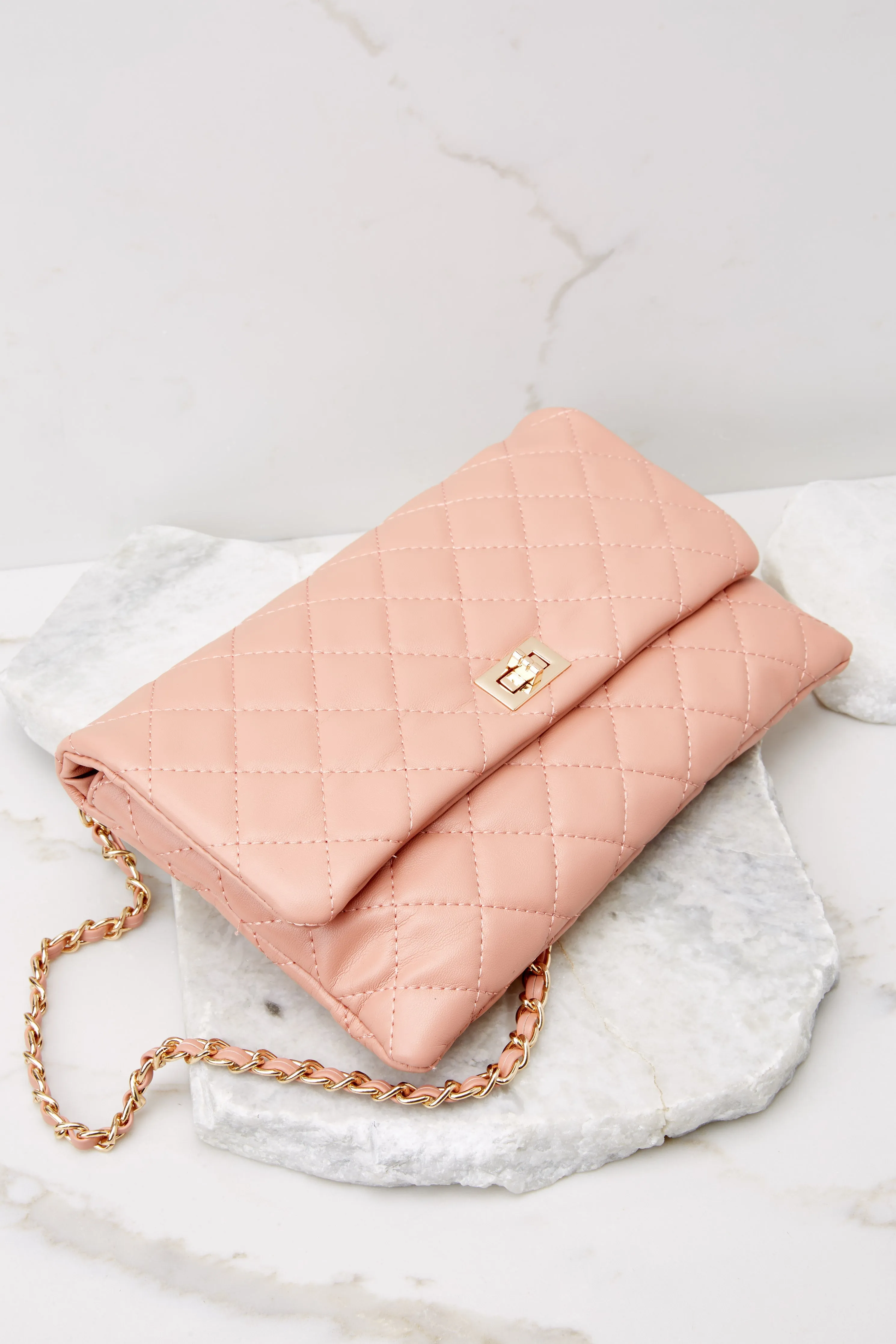 Perfect Match Mauve Blush Clutch