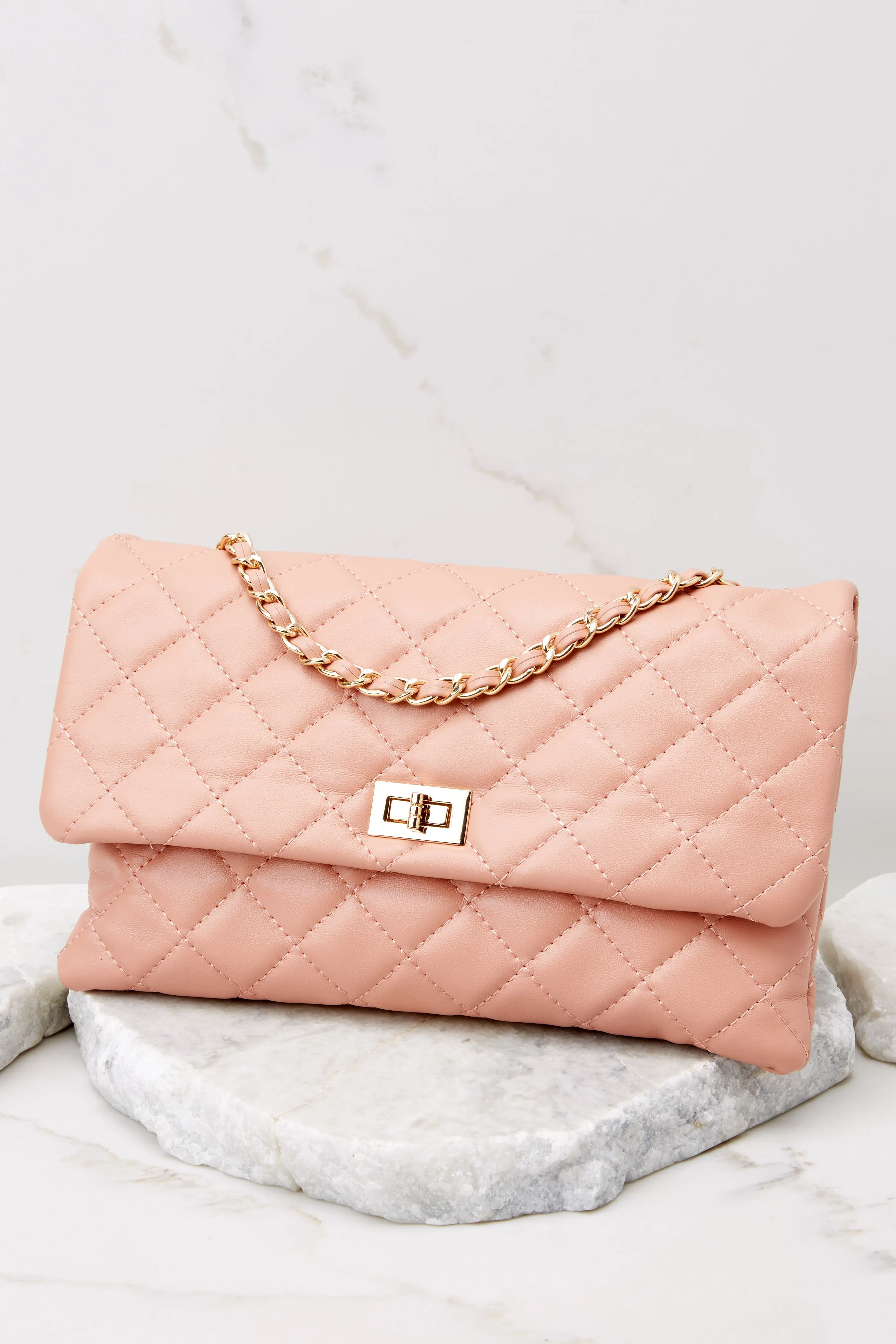 Perfect Match Mauve Blush Clutch