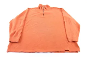 Polo by Ralph Lauren Embroidered Logo Orange Zip Up Sweater