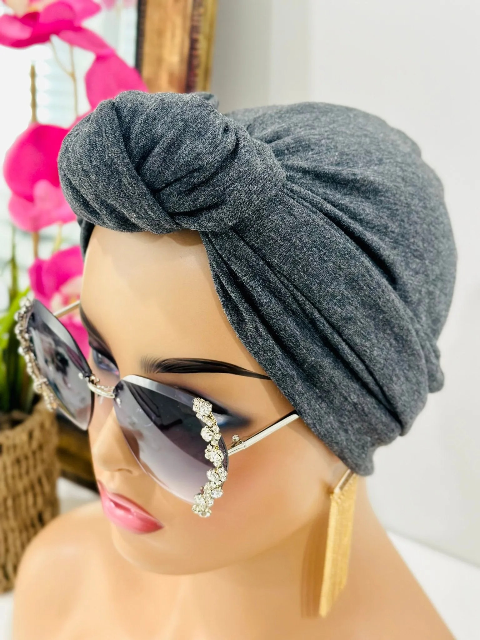 Pretied Knotted Turban