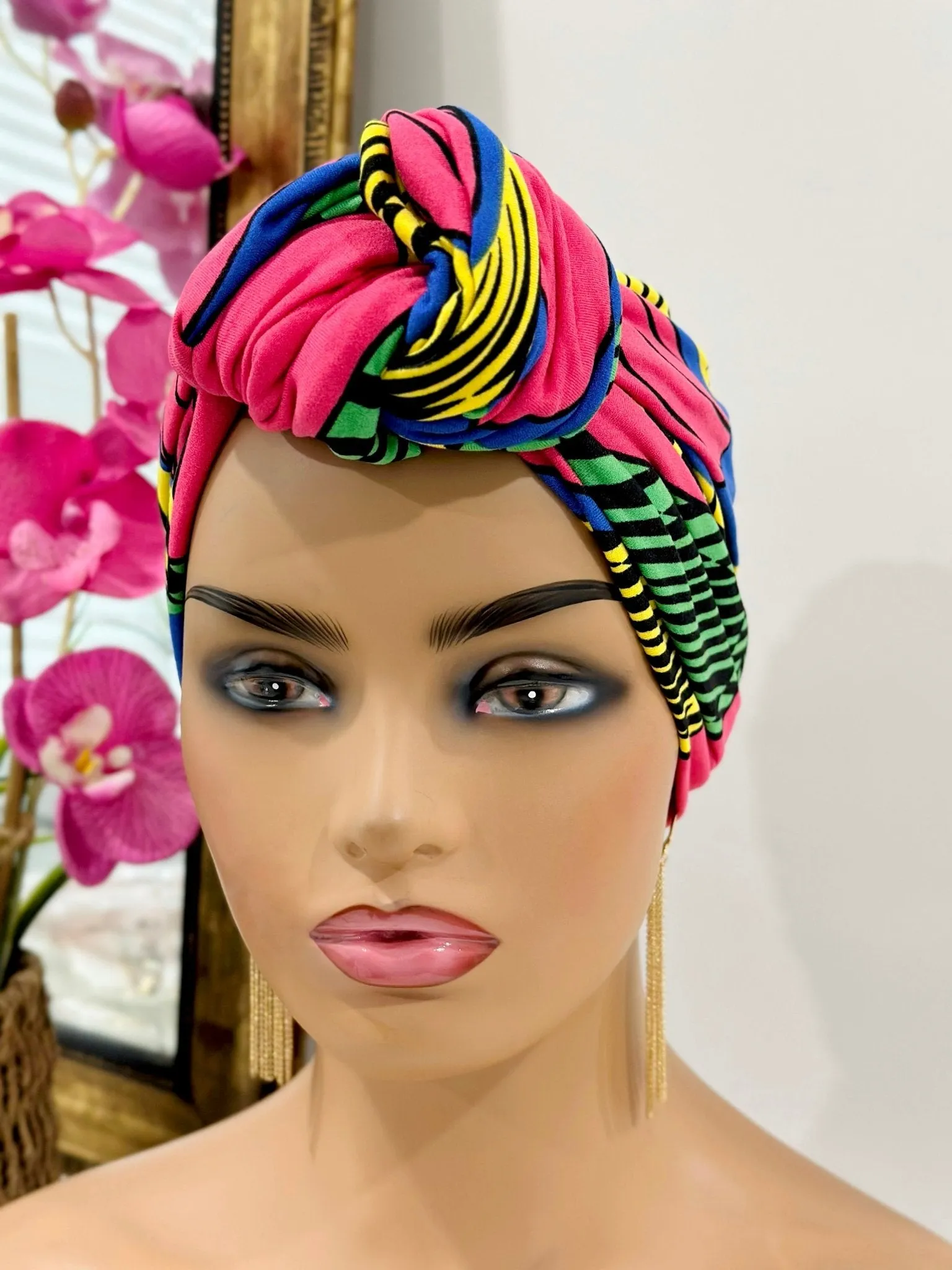 Pretied Knotted Turban