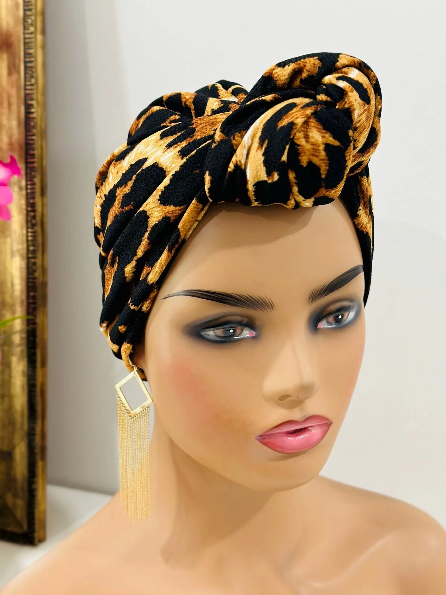 Pretied Knotted Turban