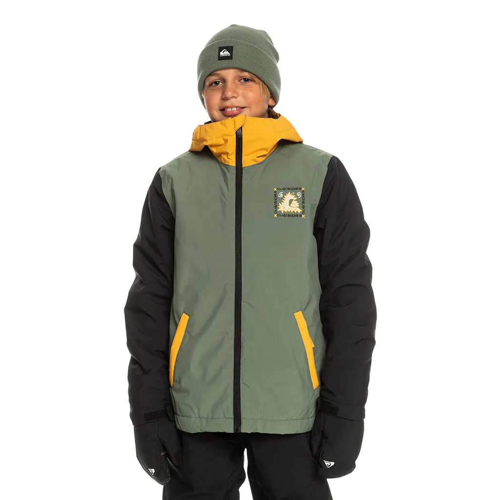 Quiksilver 2024 In The Hood Youth Jacket - Laurel Wreath