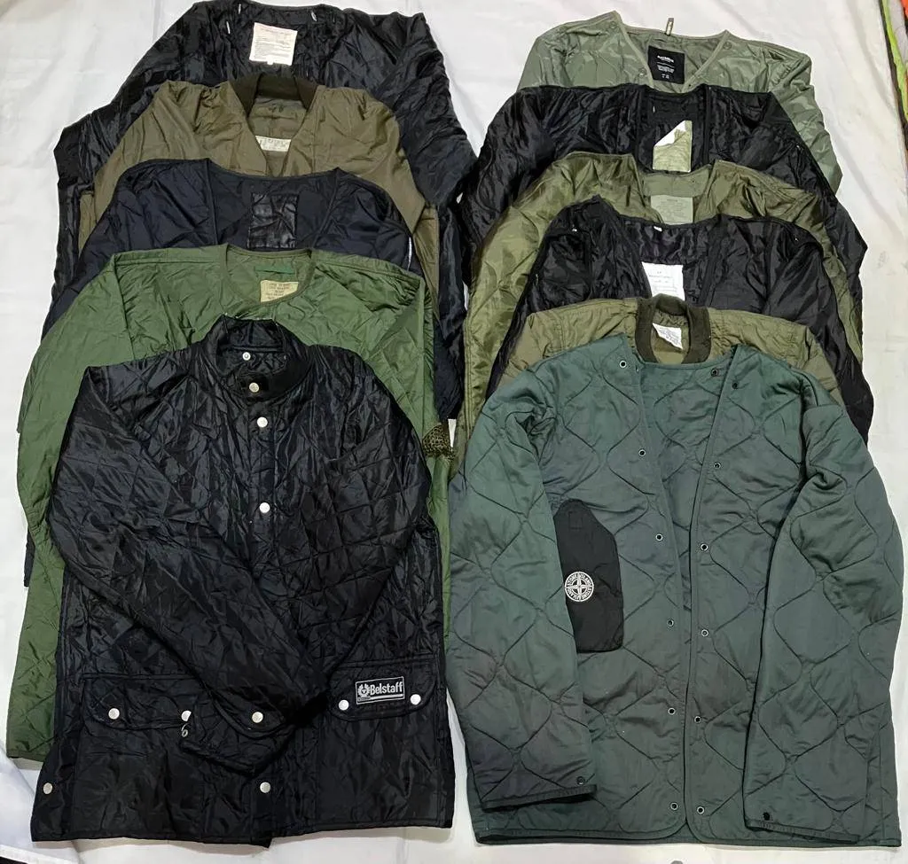 Quilted army jacket 23 pieces