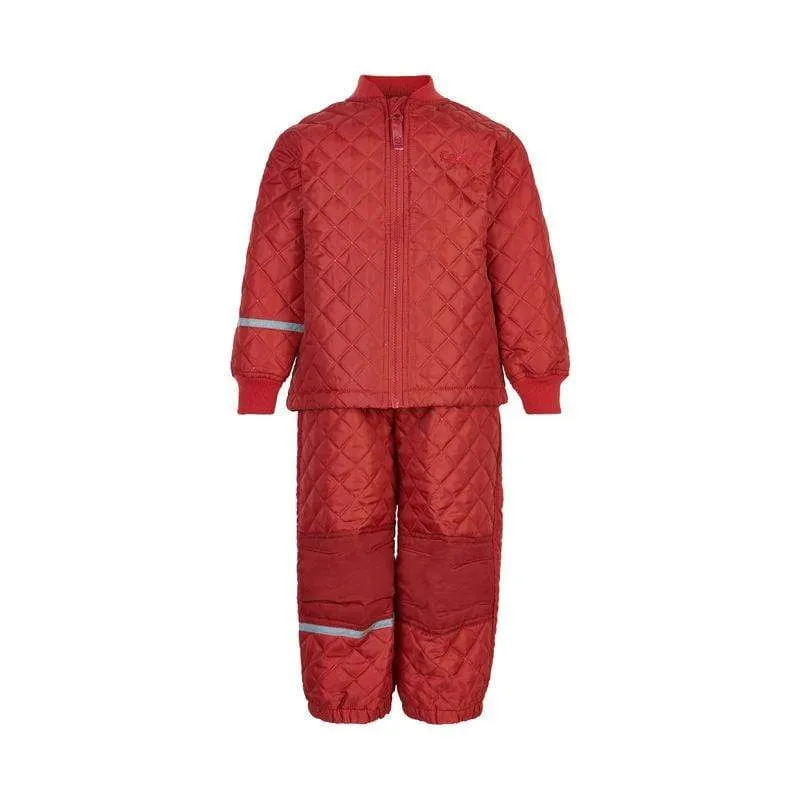 Quilted Thermal Set - Baked Apple