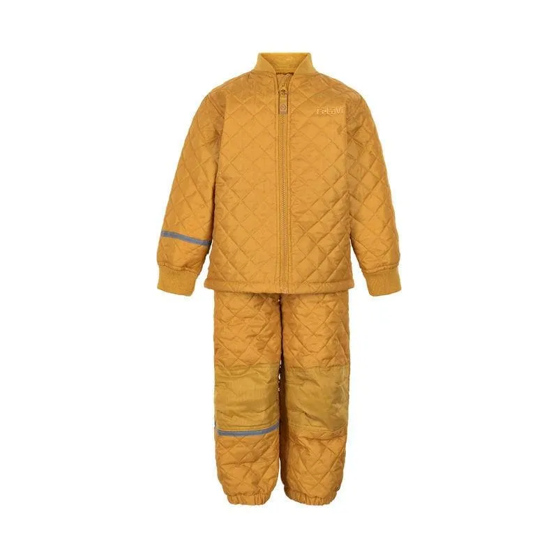 Quilted Thermal Set - Mineral Yellow