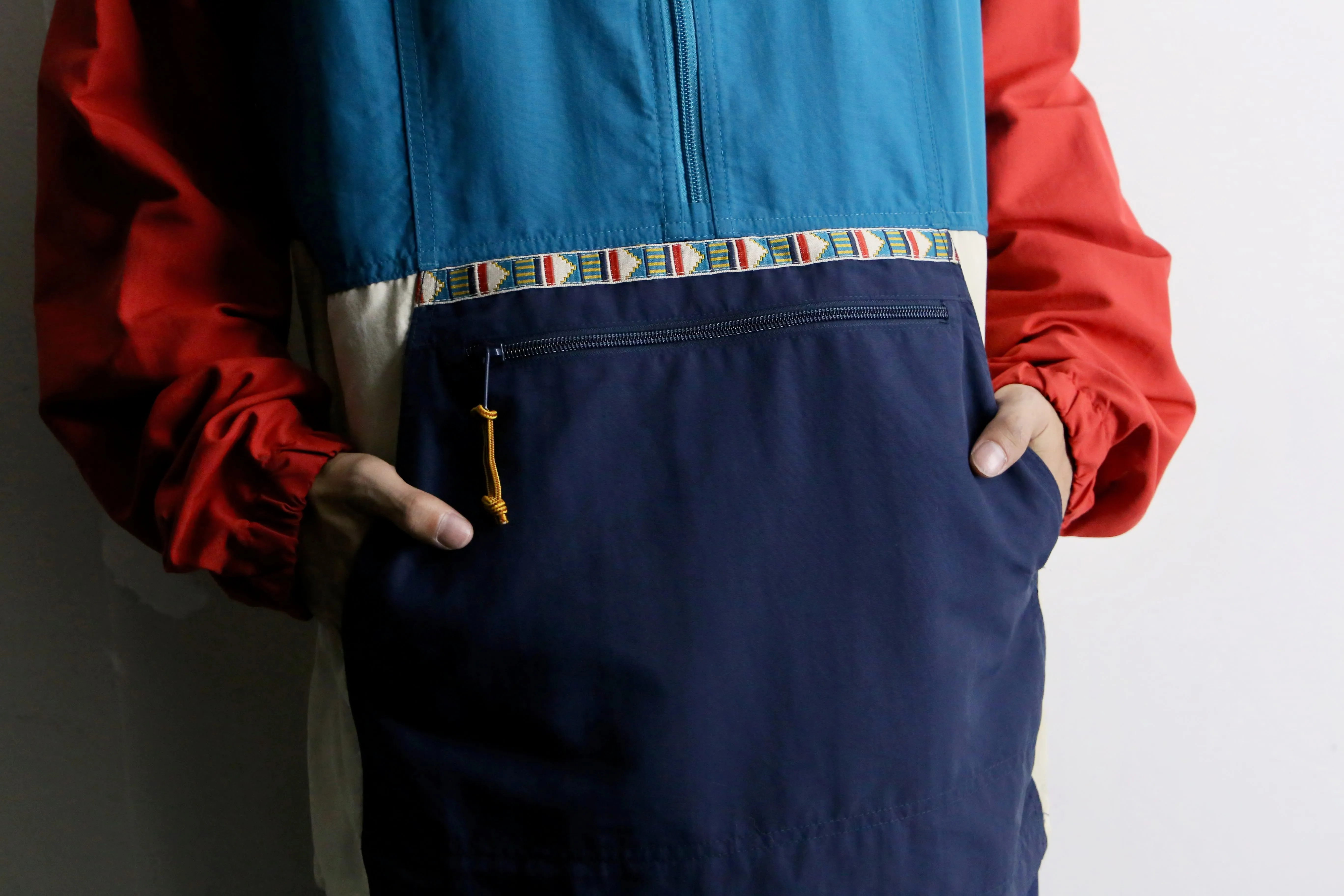 "L.L.Bean" multi color anorak parka