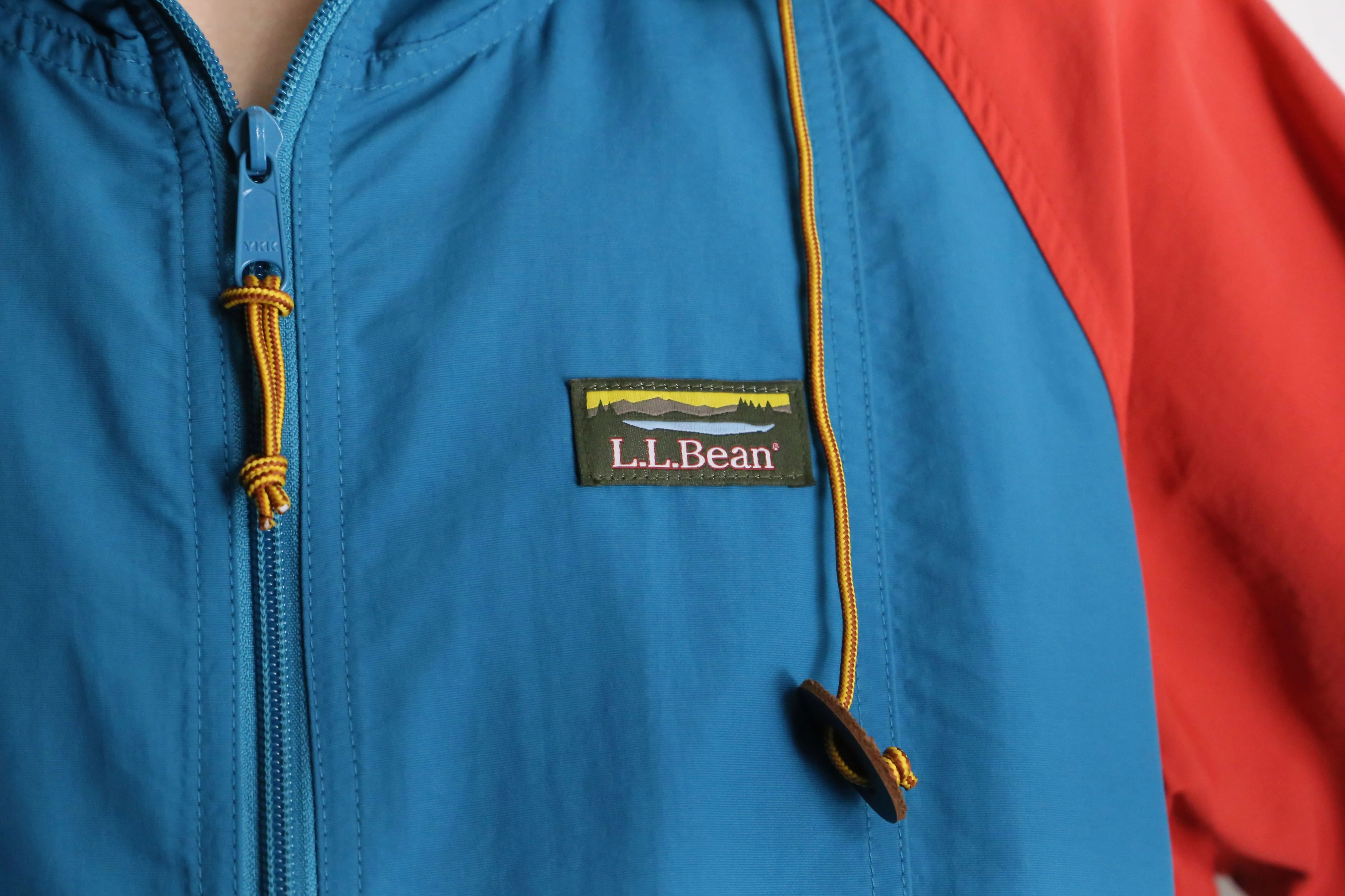 "L.L.Bean" multi color anorak parka