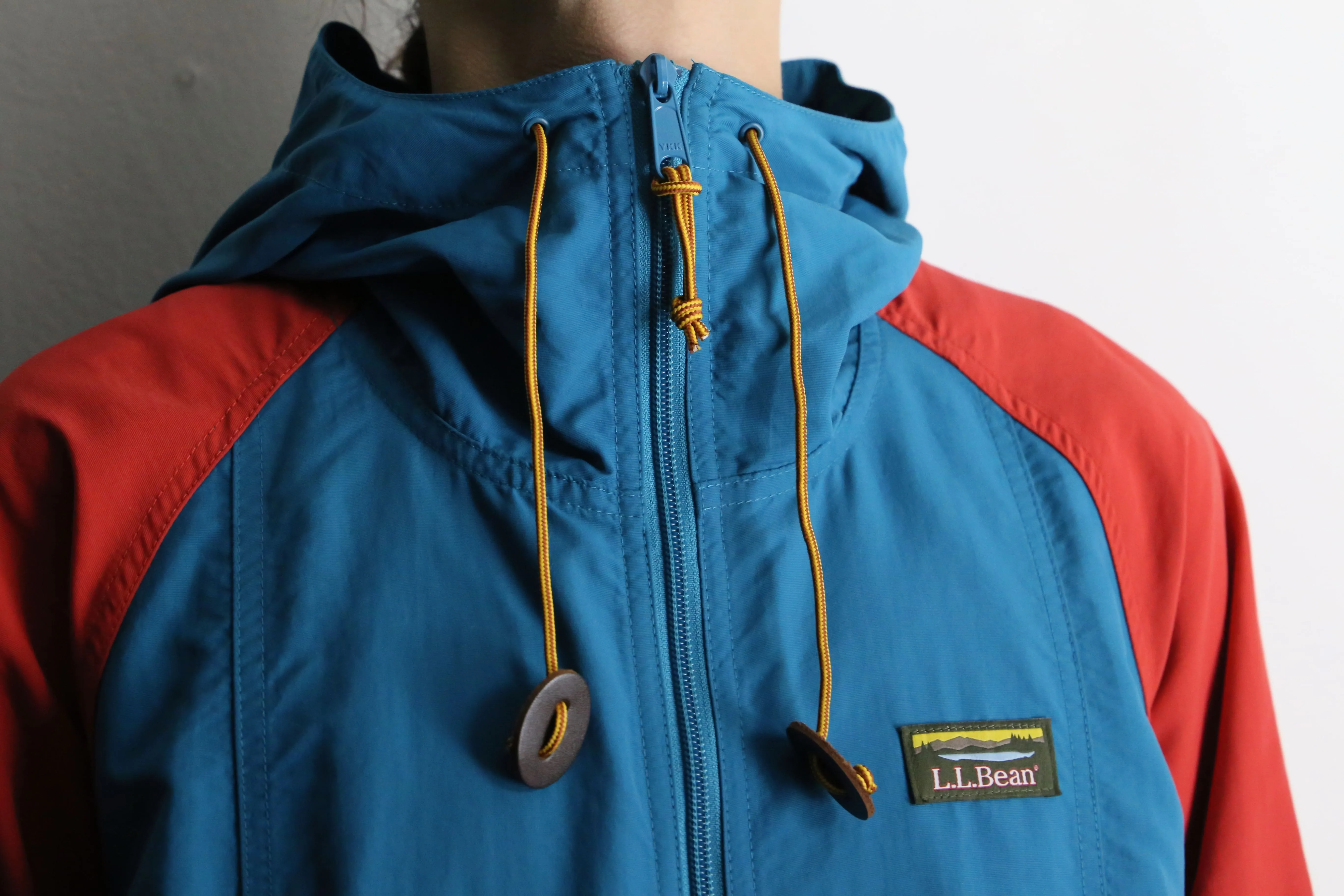 "L.L.Bean" multi color anorak parka