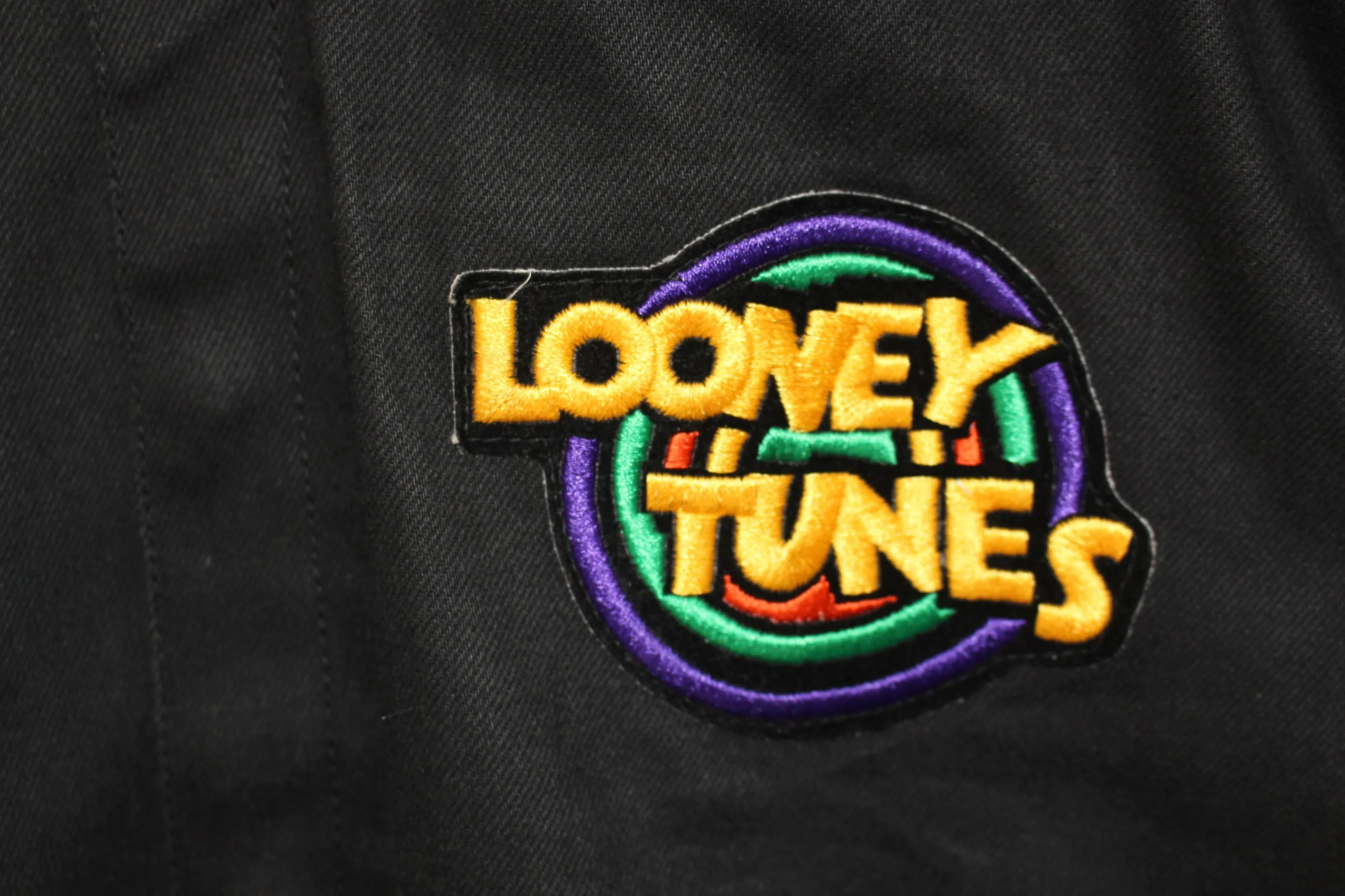 Rare 1994 Looney Tunes Leather Jeff Hamilton Jacket (L)