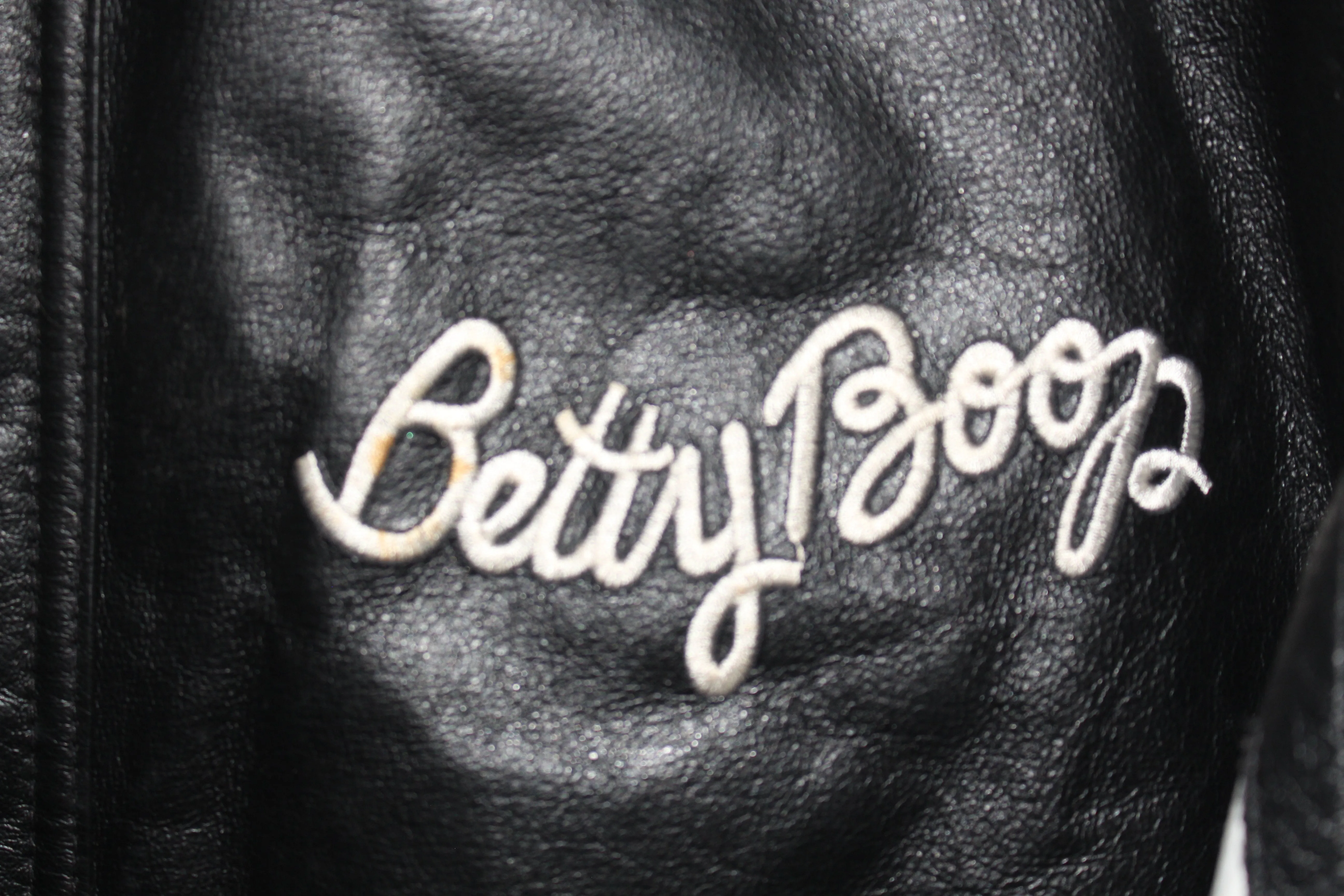 Rare Betty Boop Leather Jacket (M)