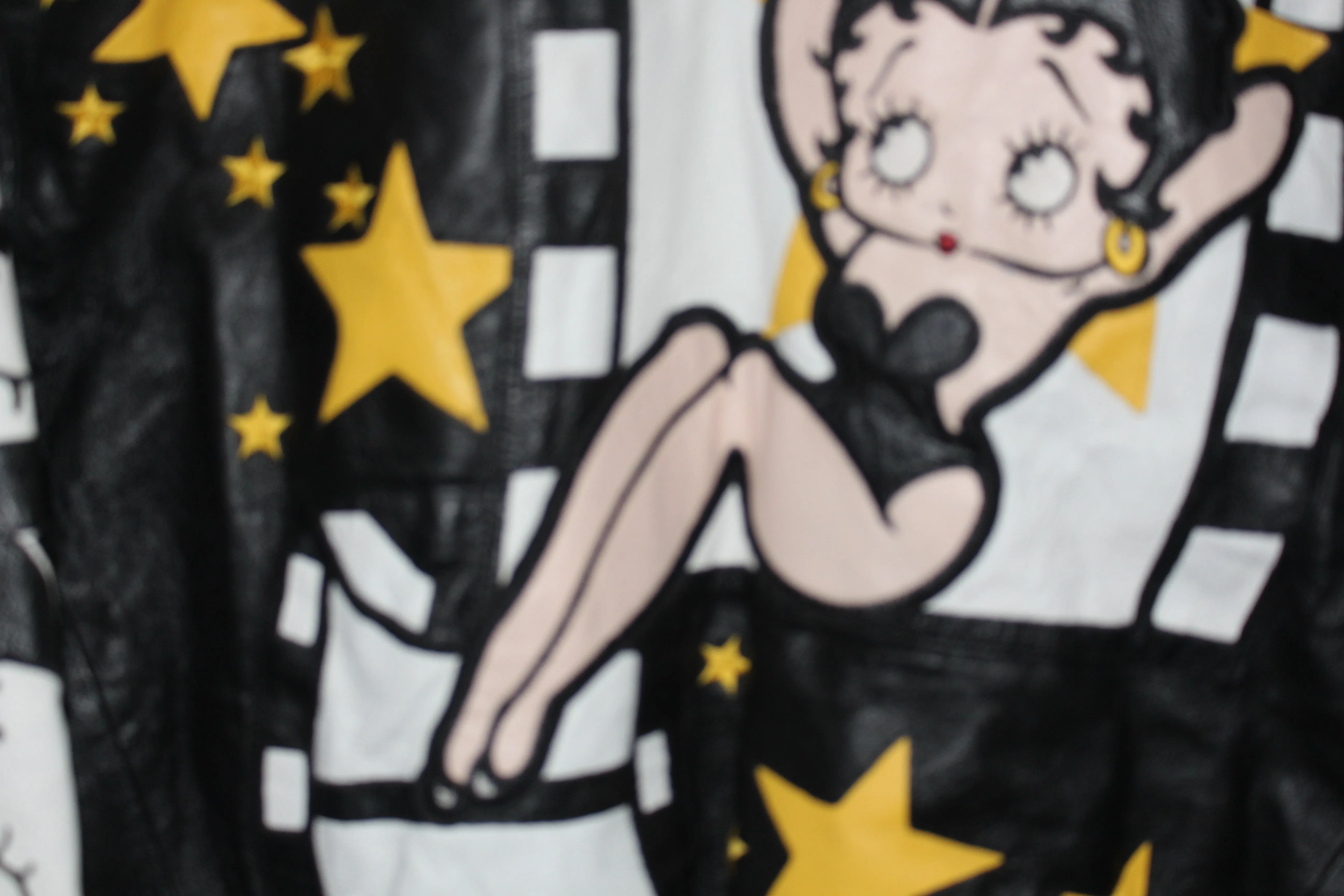 Rare Betty Boop Leather Jacket (M)