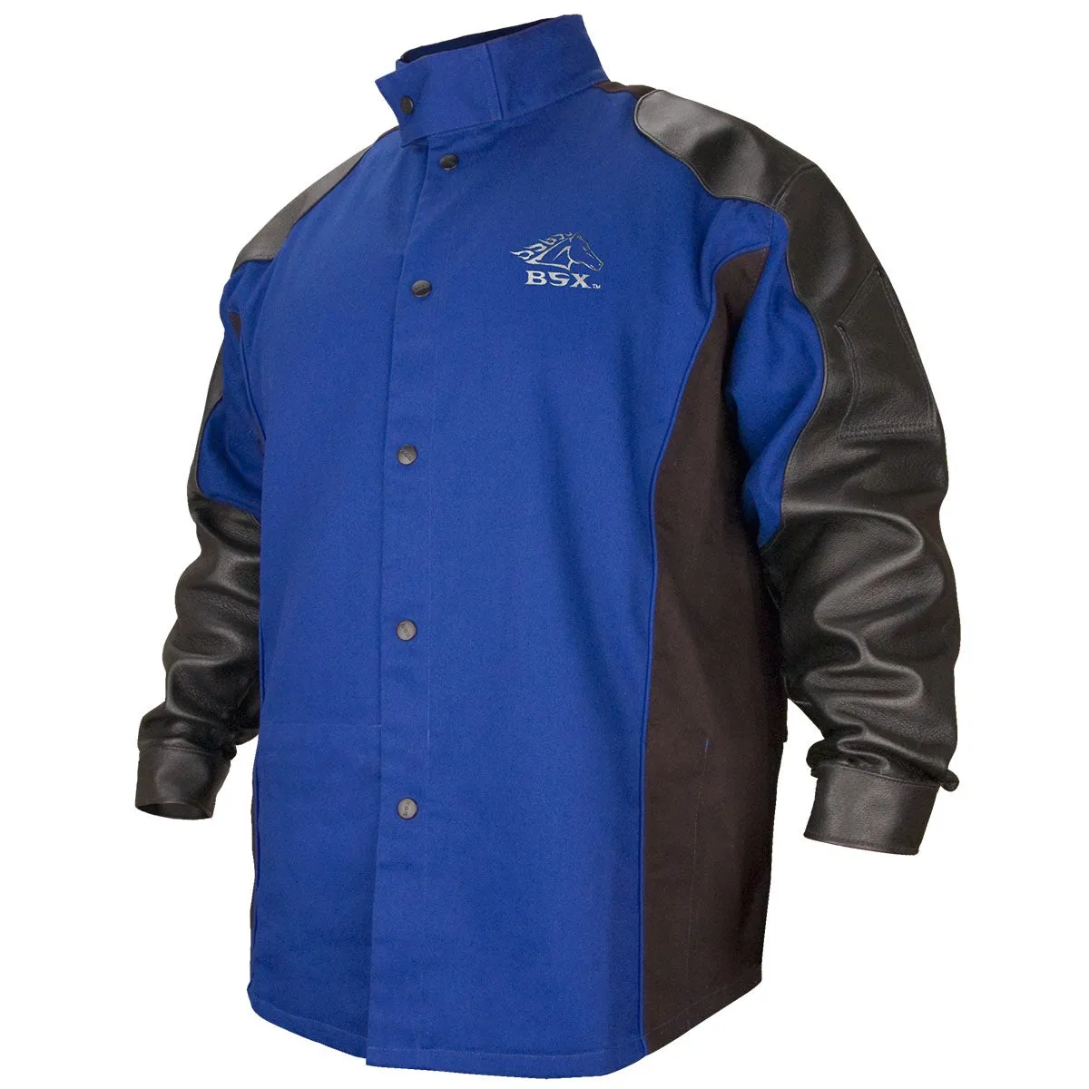 Revco Black Stallion BSX Royal Blue 9oz FR Hybrid Welding Jacket (BXRB9C/PS)