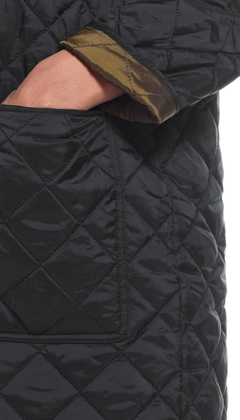 REVERSIBLE HOODED DUFFLE