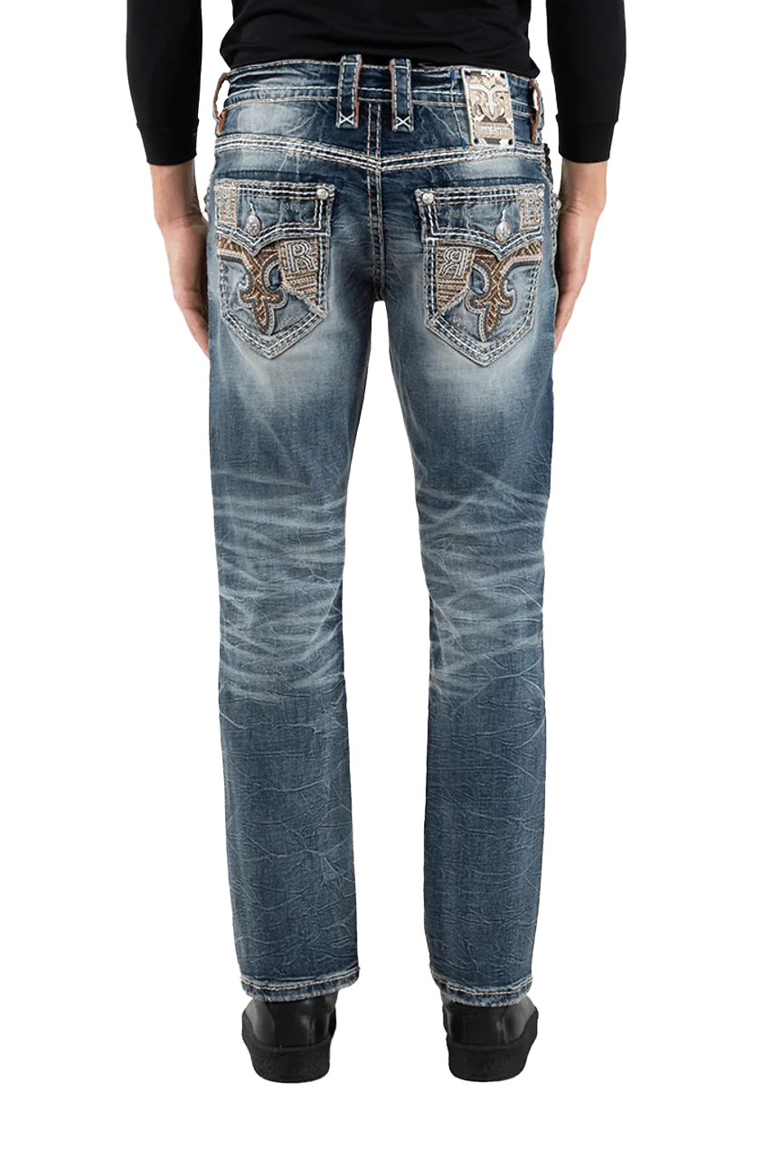 Rock Revival Men's Armie J212r Straight Jeans