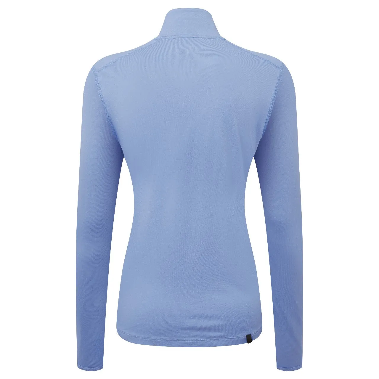 Ronhill Life Practice 1/2 Zip Tee (Womens) - Lake Blue/Vanilla